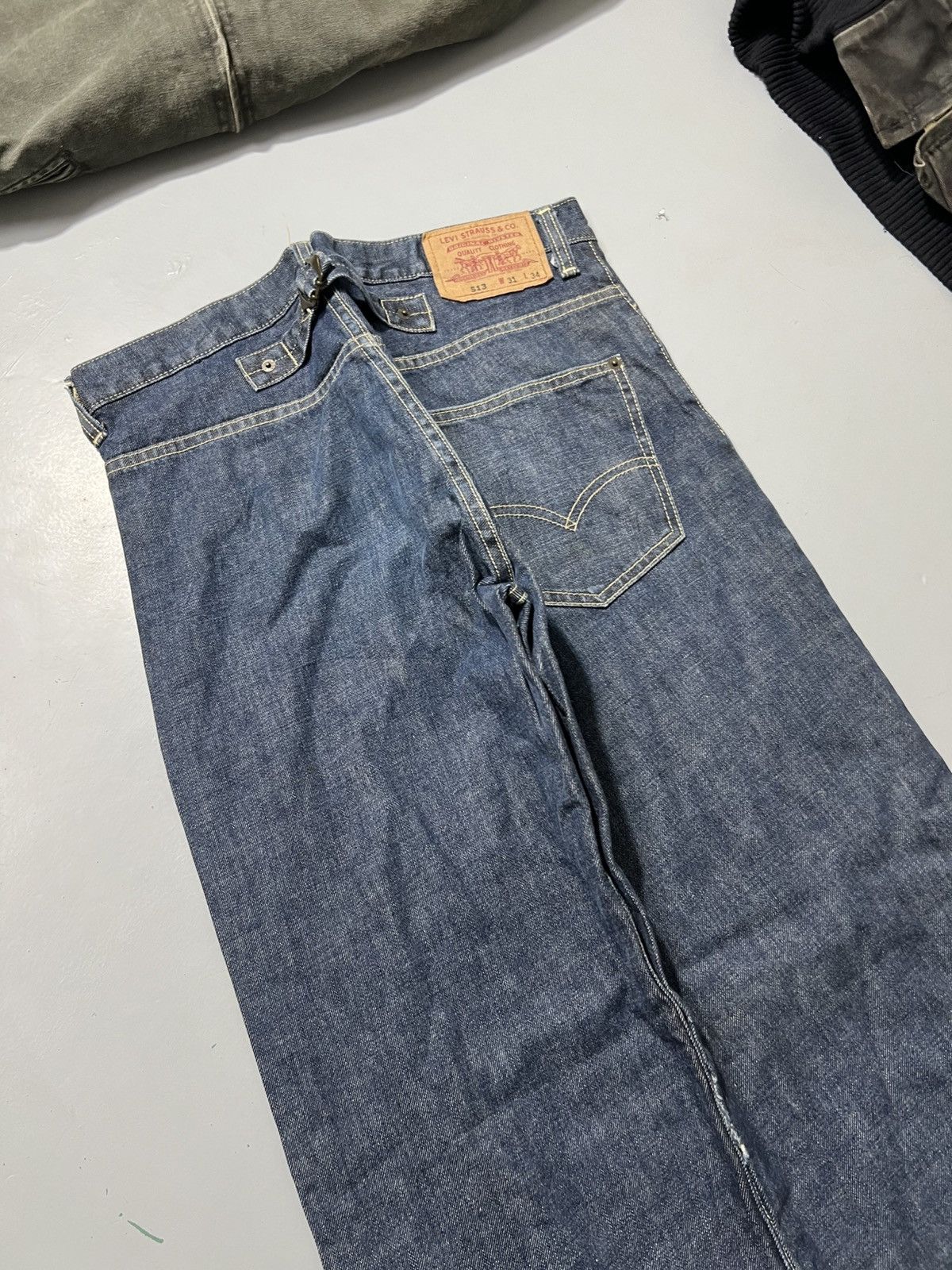 Levi's Vintage Levi’s buckle belt denim Size US 30 / EU 46 - 2 Thumbnail