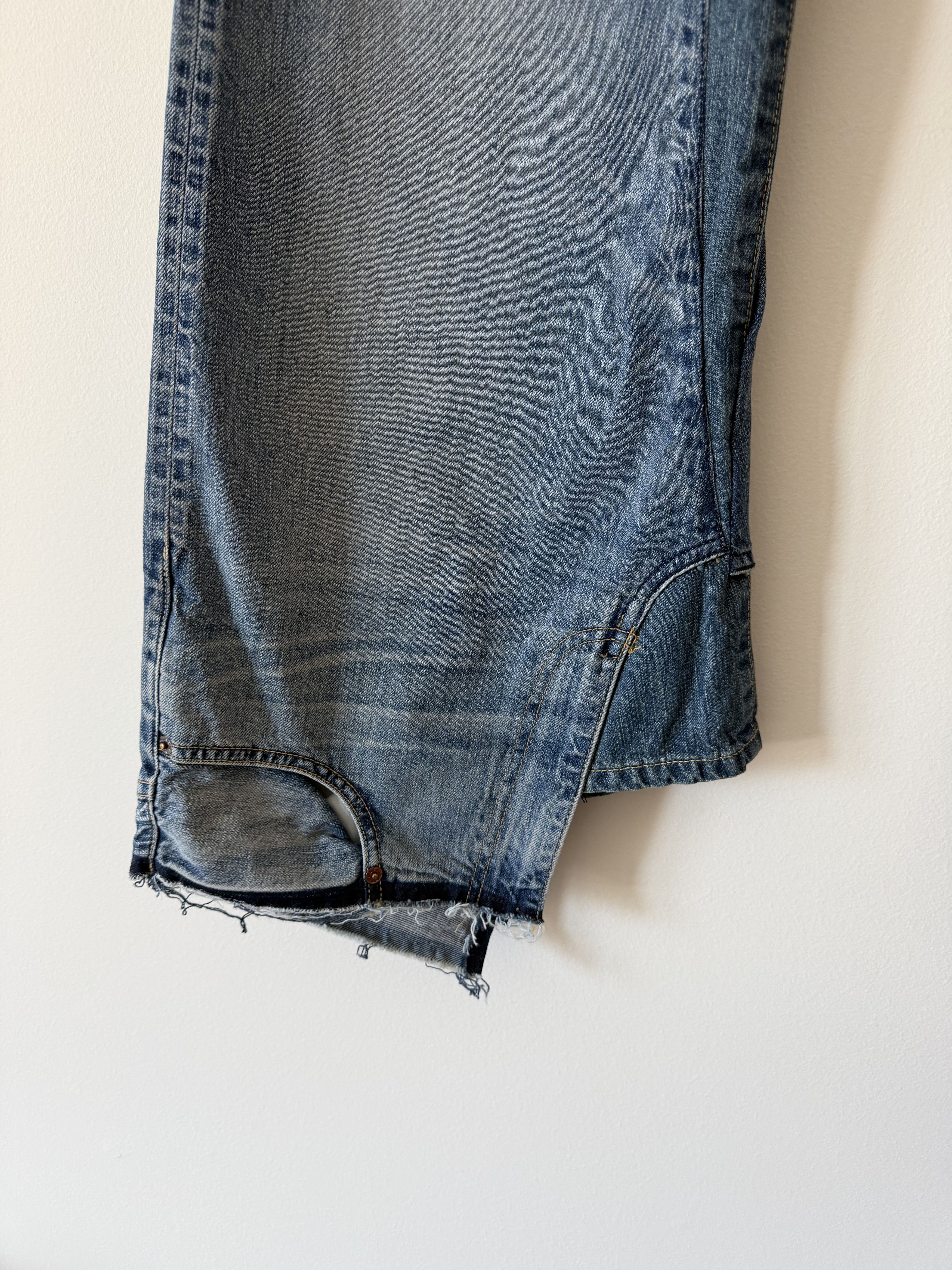 Junya Watanabe × Levi's Junya Watanbe Levi's Inkjet Name Berberjin Denim Jeans Size US 32 / EU 48 - 3 Thumbnail