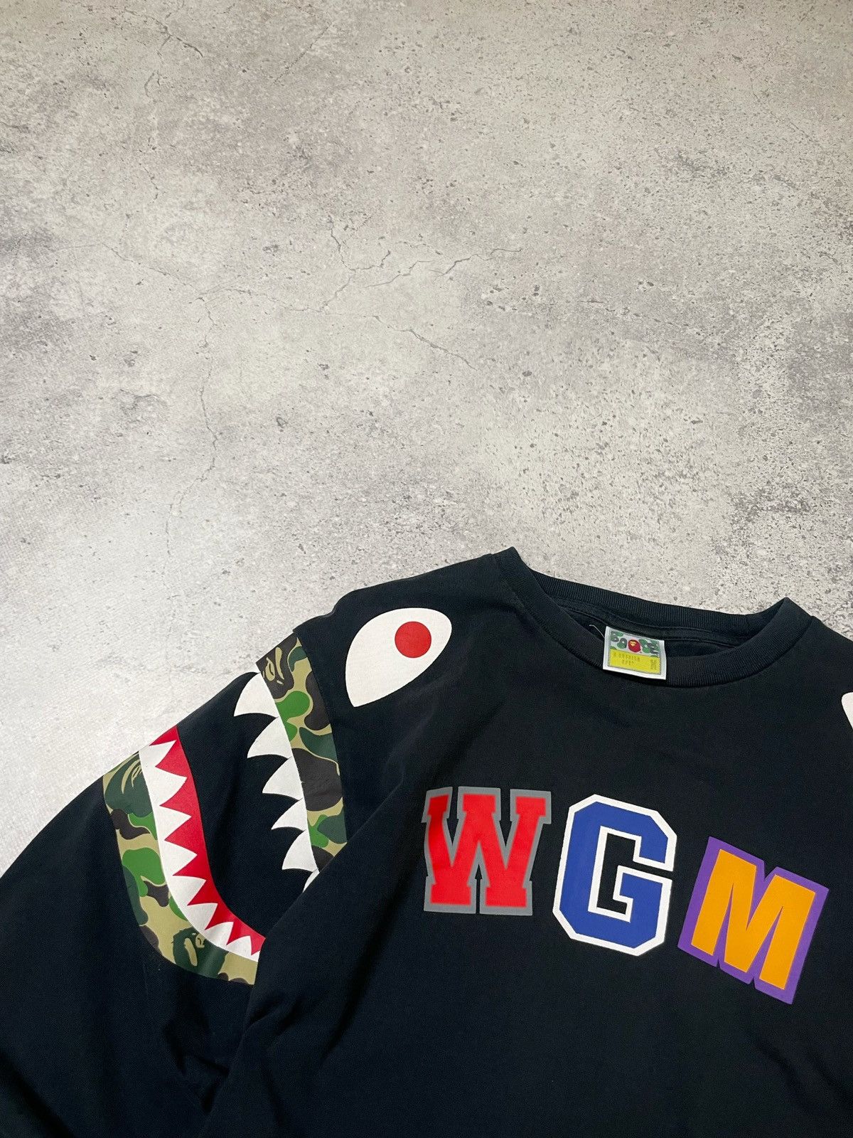 Bape Bape ABC Camo Shark Shoulder L/S Tee Men’s Size M Size US M / EU 48-50 / 2 - 5 Thumbnail