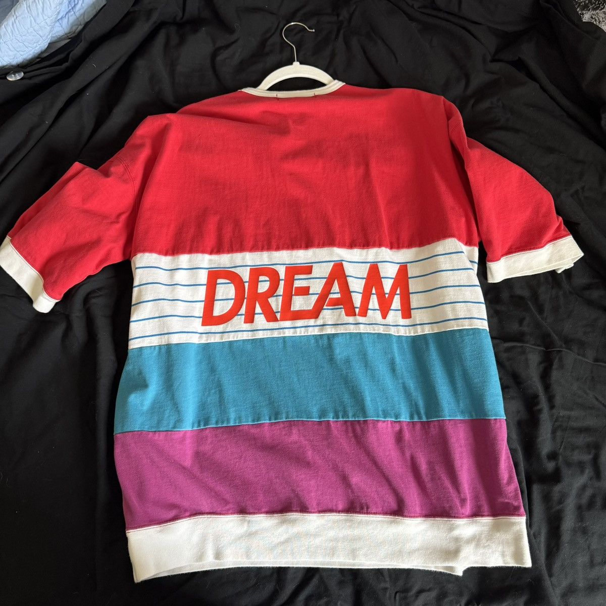 Aldies ALDIES “DREAM” Colorblock Tee – Japanese Streetwear Size US XL / EU 56 / 4 - 3 Thumbnail