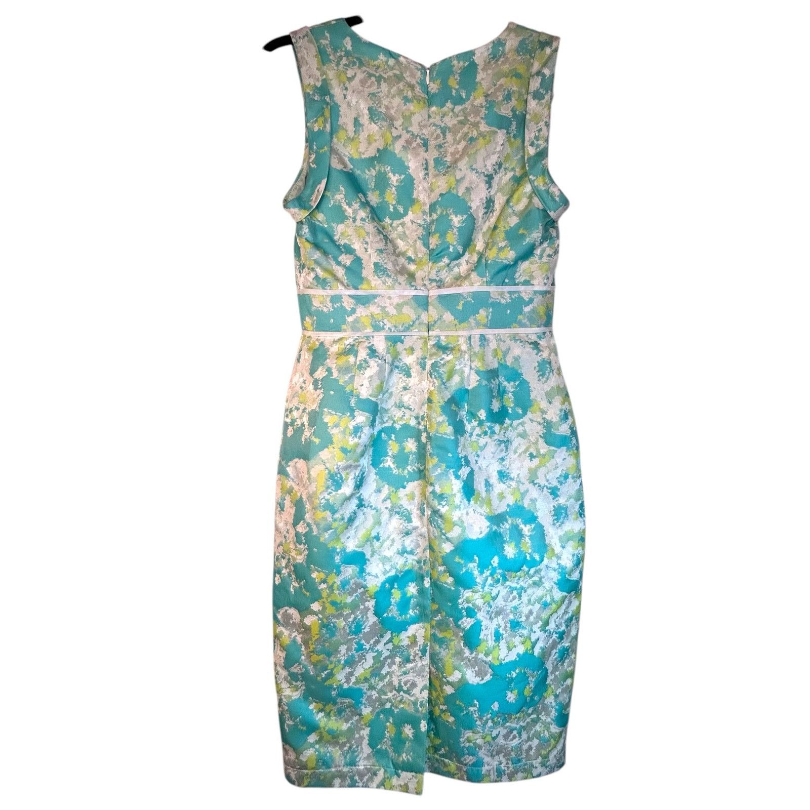 ROKSANDA NWT Roksanda Ilincic Aqua Floral Sheath Dress - Size 8 Size M / US 6-8 / IT 42-44 - 17 Thumbnail