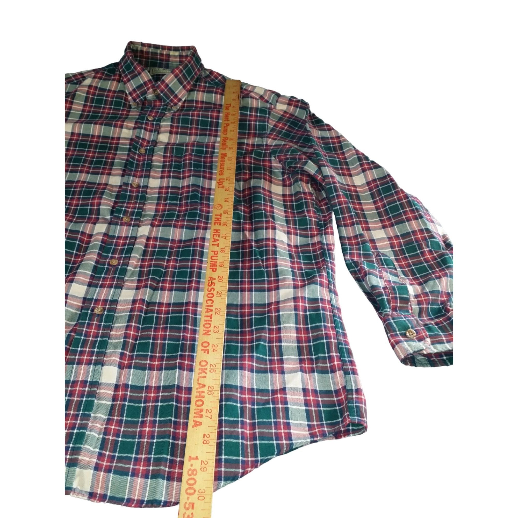 L.L. Bean Vintage L.L. Bean Freeport Maine Plaid Shirt Men's Size Larg Size US L / EU 52-54 / 3 - 3 Thumbnail