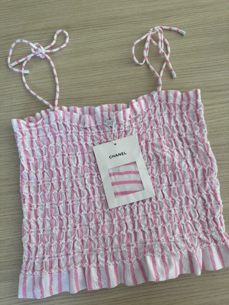 Chanel Chanel 24s pink pleated small bra Size XXS / US 00 / IT 34 - 4 Thumbnail