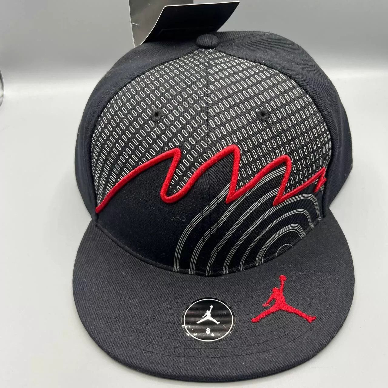 Jordan Brand Air Jordan Hat Men 8 Black AF1 Jumpman Fitted Cap New Size ONE SIZE - 1 Thumbnail