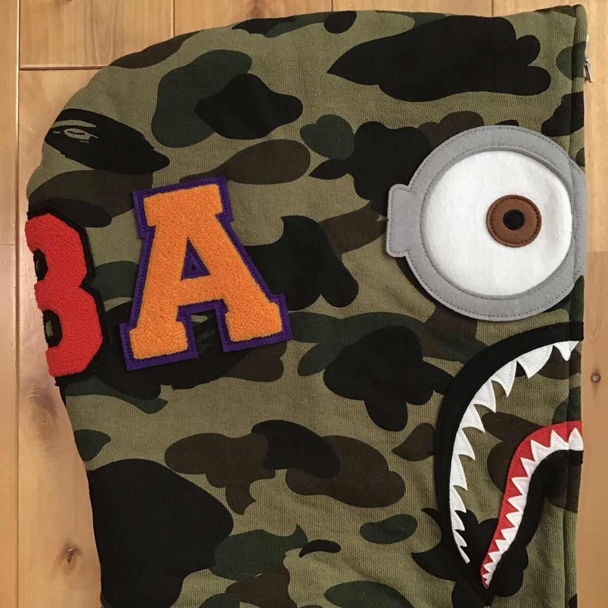 Bape BAPE × Minion Shark full zip hoodie 1st camo a bathing ape Size US L / EU 52-54 / 3 - 4 Thumbnail