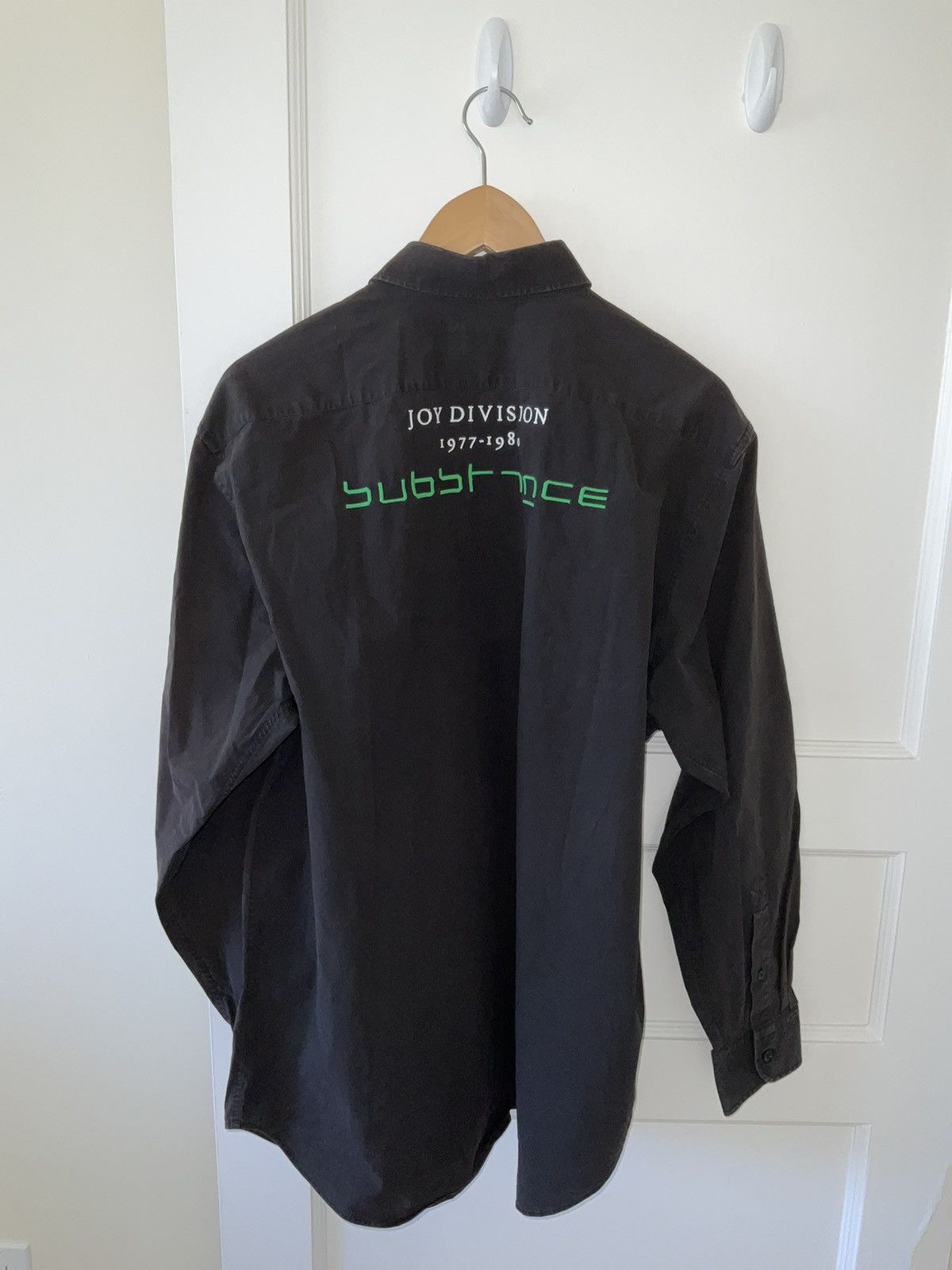 Image of Raf Simons Raf Simon’S Oversized Joy Division Shirt Ss18 in Black, Men's (Size Small)