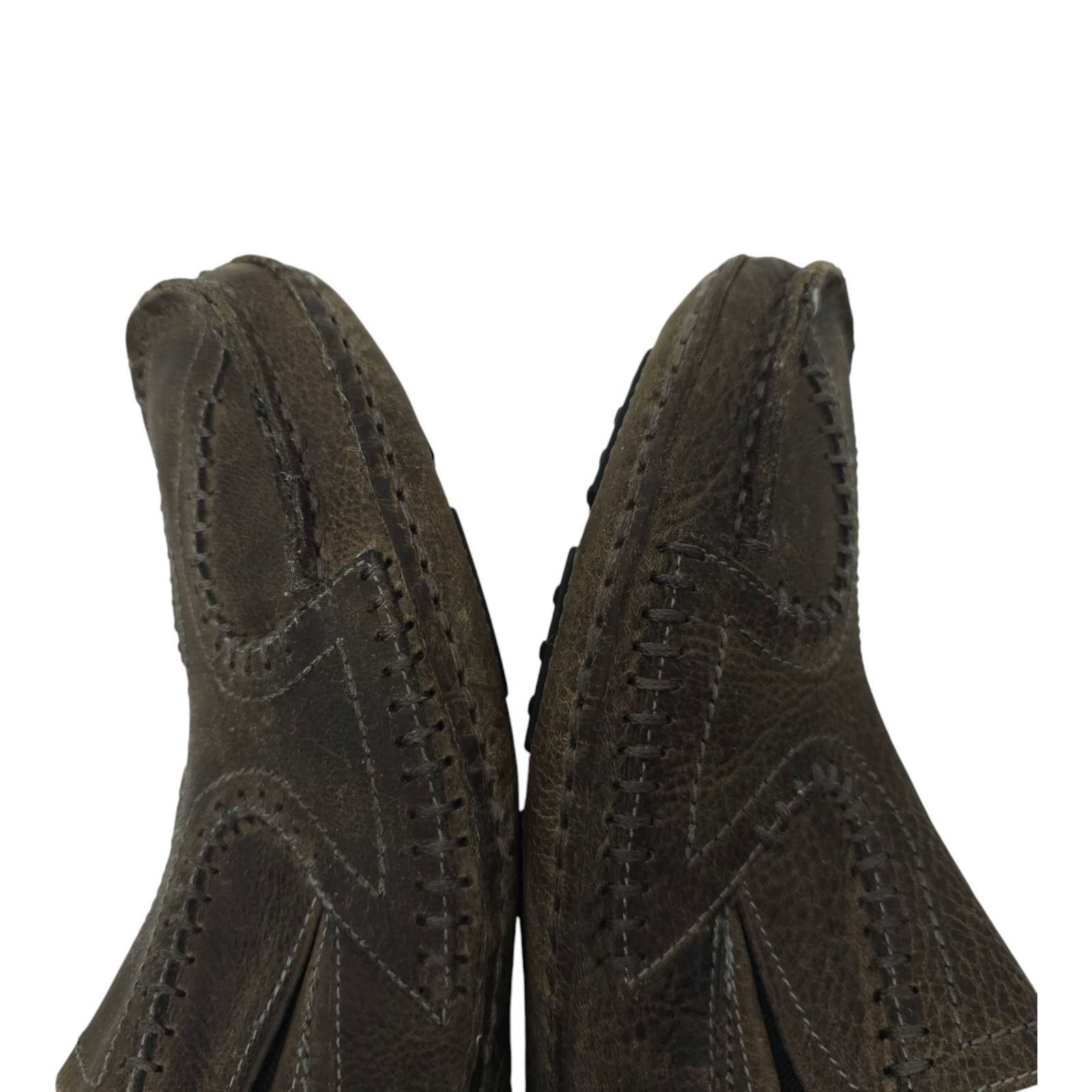 Bed Stu Bed Stu Distressed Leather Stitched Driving Mocs Mens 12 Size US 12 / EU 45 - 10 Thumbnail