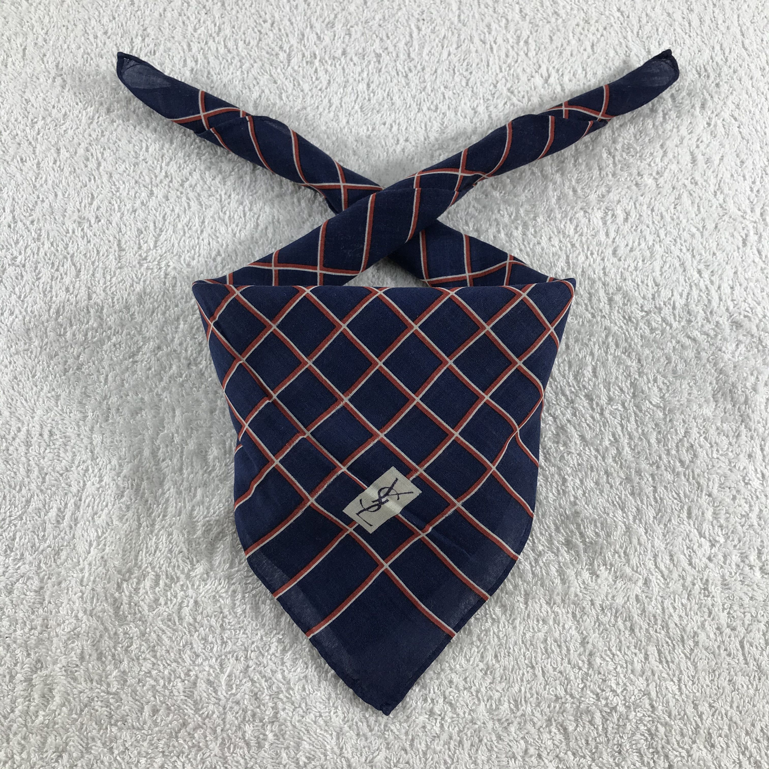 Vintage × Yves Saint Laurent Yves Saint Laurent Bandana/ Handkerchief / Neckerchief Size ONE SIZE - 1 Thumbnail