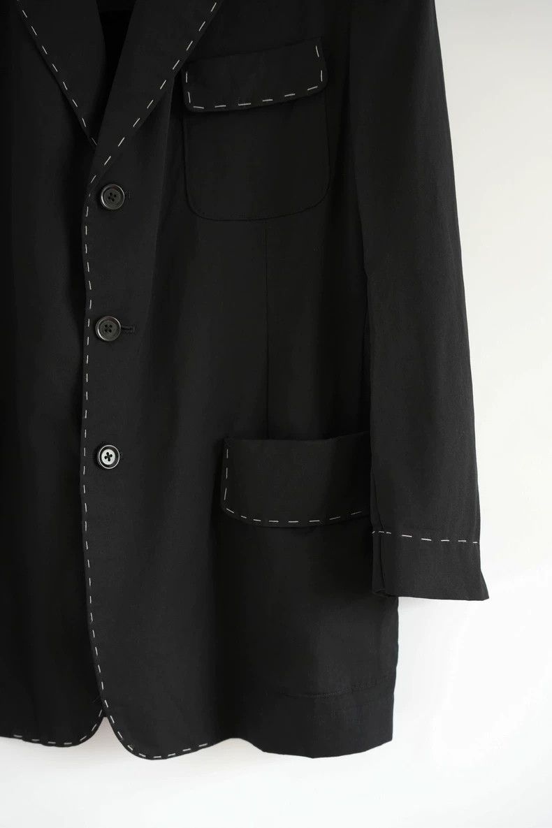Yohji Yamamoto Yohji Yamamoto size 3 Hand-sewn open-line in 2003 blazer 2 Size 38S - 5 Thumbnail