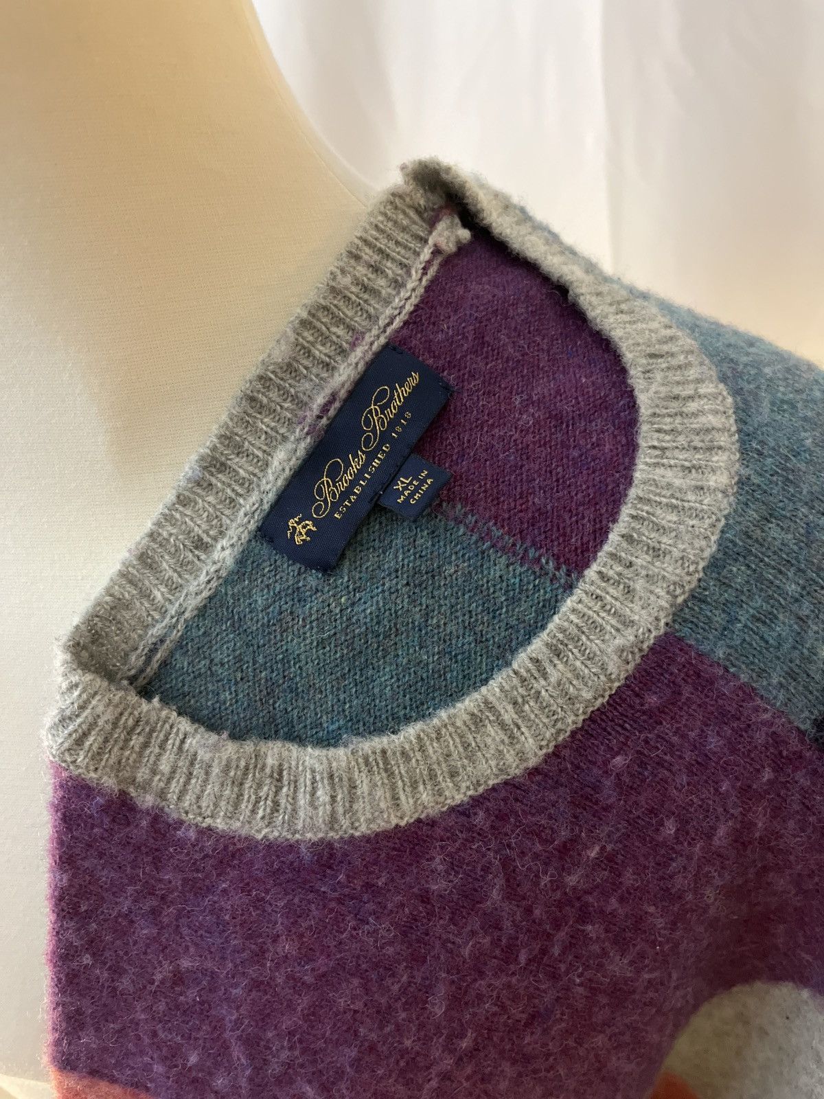 Brooks Brothers Brooks Brothers Sweater Wool Knit Knitwear Size US XL / EU 56 / 4 - 6 Thumbnail