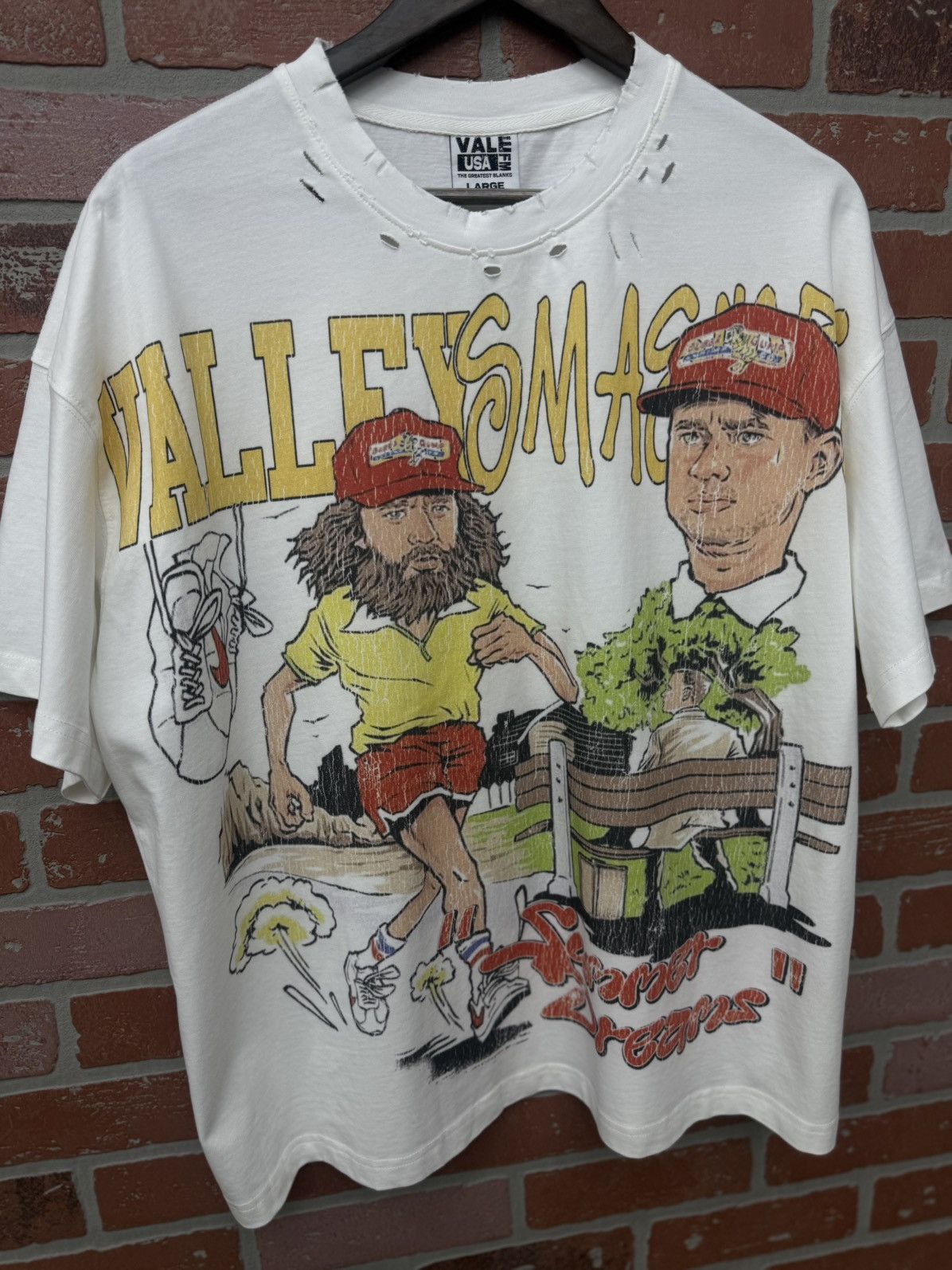 Vale Valley White Summer Tee Men’s Size L (NEW) Size US L / EU 52-54 / 3 - 3 Thumbnail