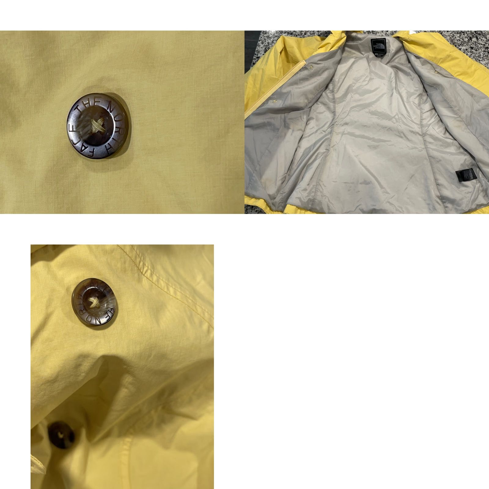 The North Face The North Face Womens Jacket Pea Coat Solid Yellow HyVent Button Front Zip Mid-Length Regular M) Size M / US 6-8 / IT 42-44 - 8 Thumbnail