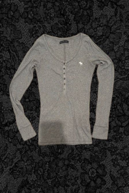 Polo Ralph Lauren grey long sleeve ralph lauren Size S / US 4 / IT 40 - 1 Preview