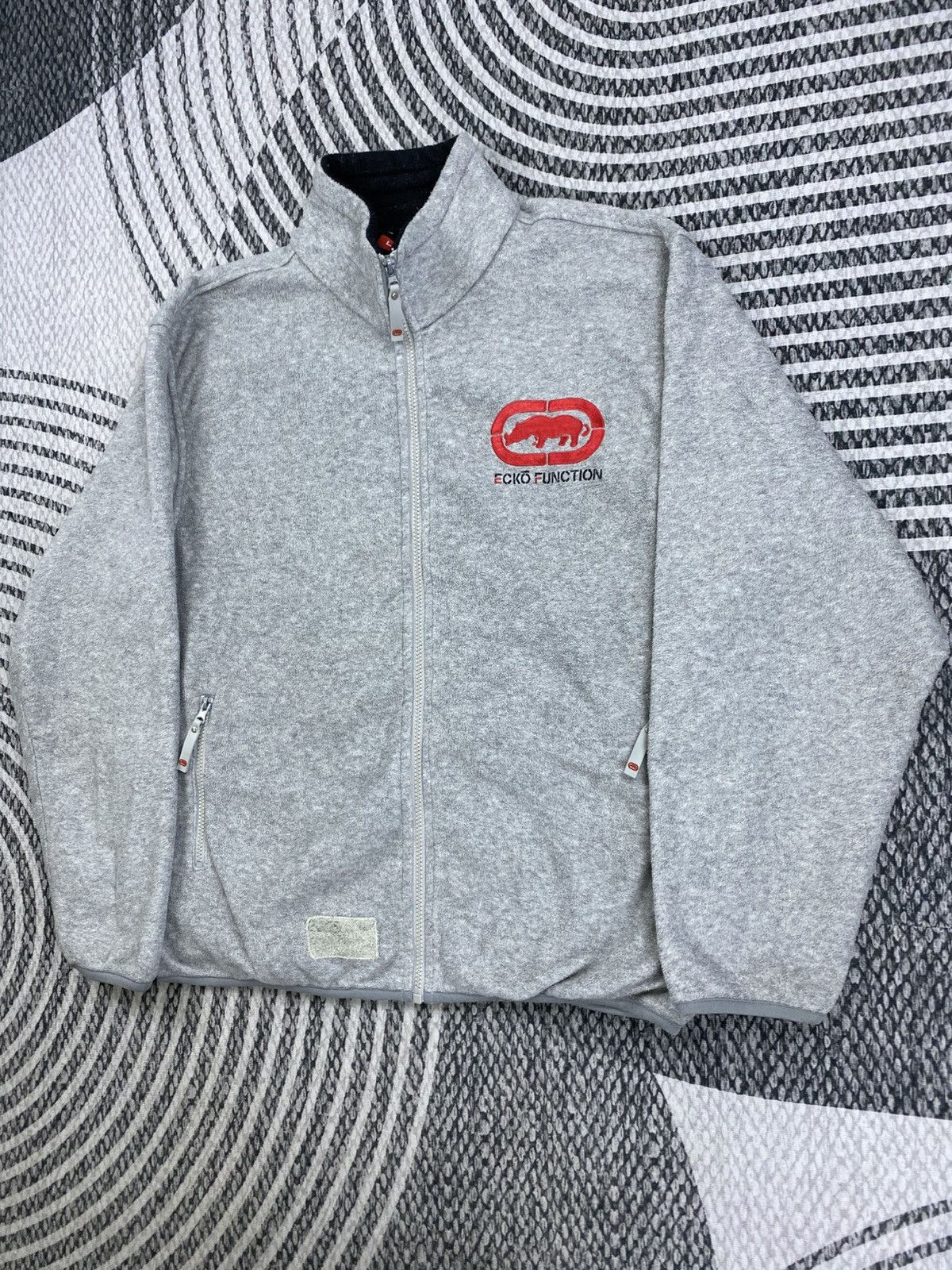 Ecko Unltd. Vintage Ecko Untld Function Fleece Zipper Sweater Size US XL / EU 56 / 4 - 4 Thumbnail
