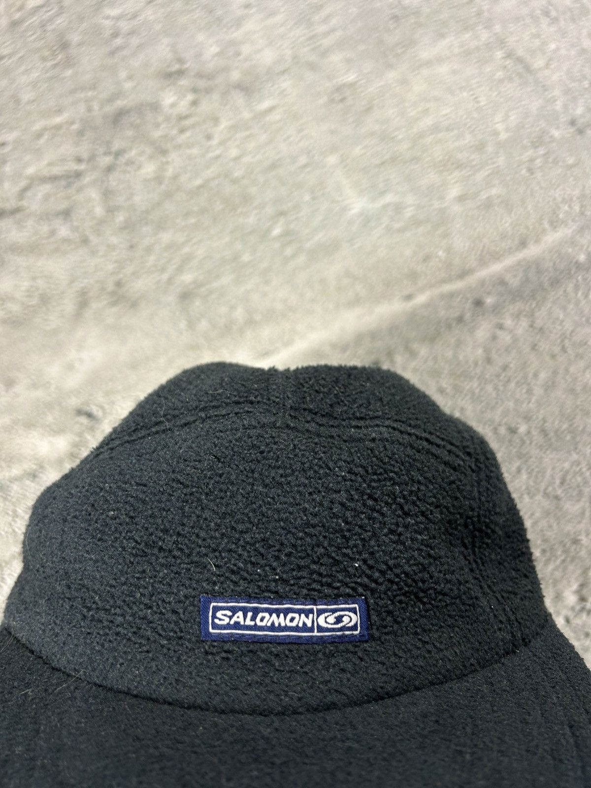 Salomon Salomon vintage cap winter Y2K navy blue Size ONE SIZE - 4 Thumbnail