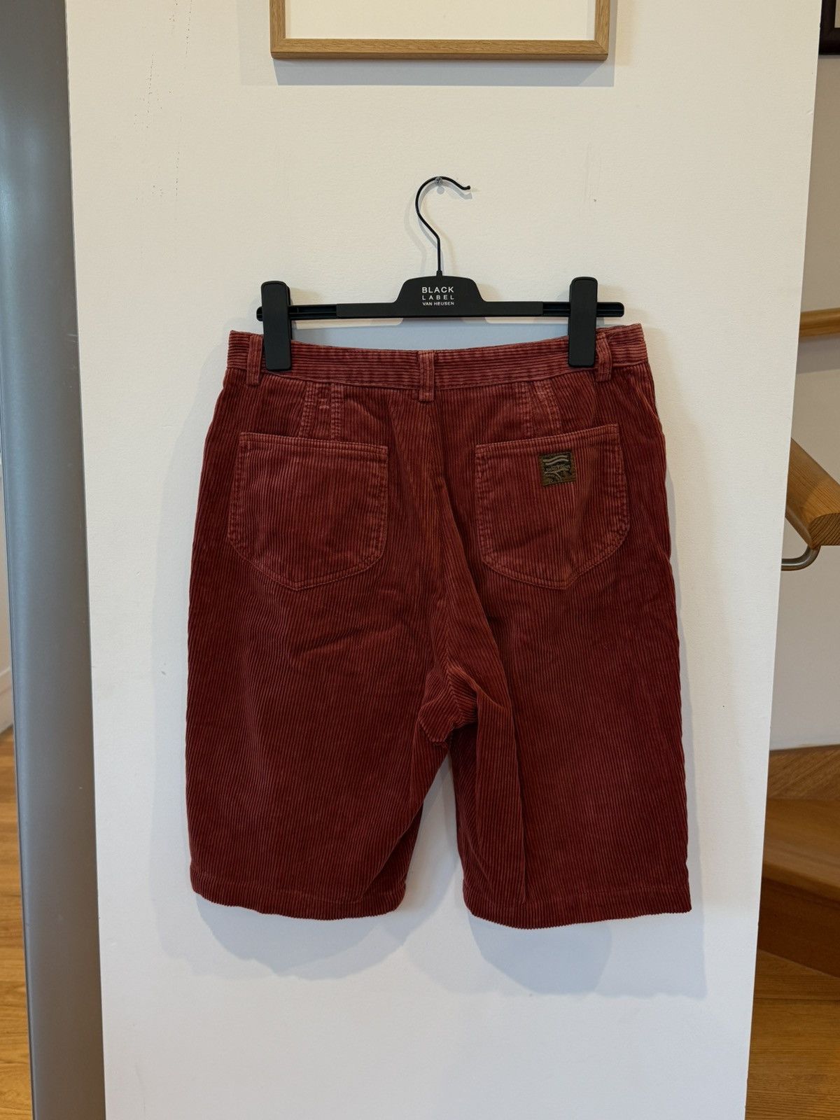 Vintage Vintage red corduroy long shorts Size US 31 - 2 Thumbnail