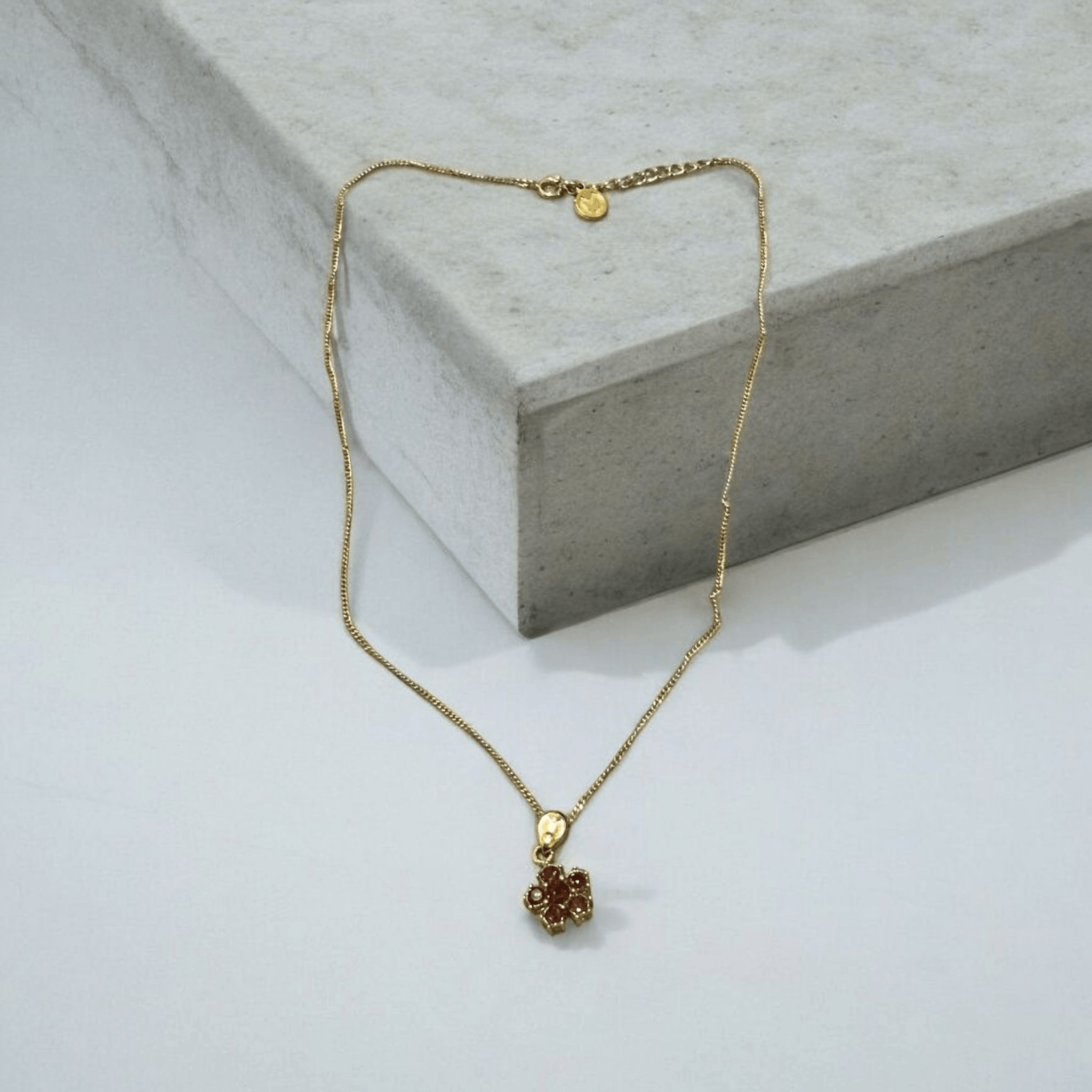 Jewelry × Mila Schon Mila Schon Natural Garnet Pendant Necklace Size ONE SIZE - 1 Thumbnail