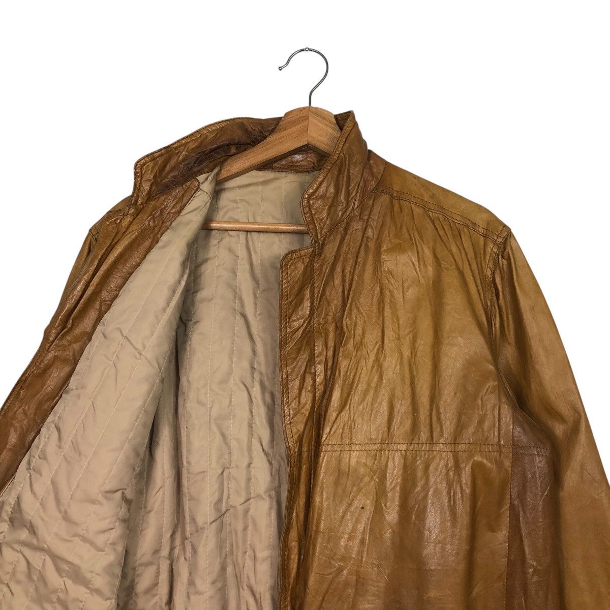 Japanese Brand × Vintage 📌Vintage Biker Leather Jacket Bleriot Size US L / EU 52-54 / 3 - 13 Thumbnail