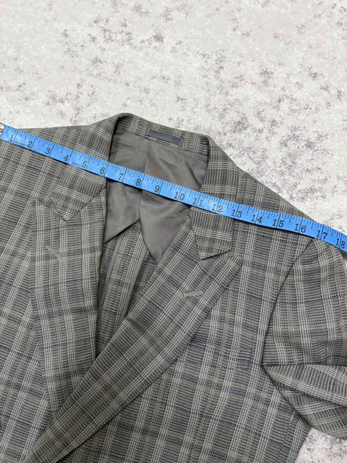 Burberry Vintage 90s Burberrys Chekered Linen Blazer Size US M / EU 48-50 / 2 - 17 Thumbnail