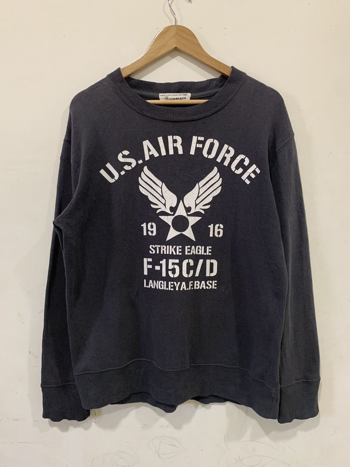 Japanese Brand Rare US AIR FORCE Sweatshirt Size US L / EU 52-54 / 3 - 1 Thumbnail