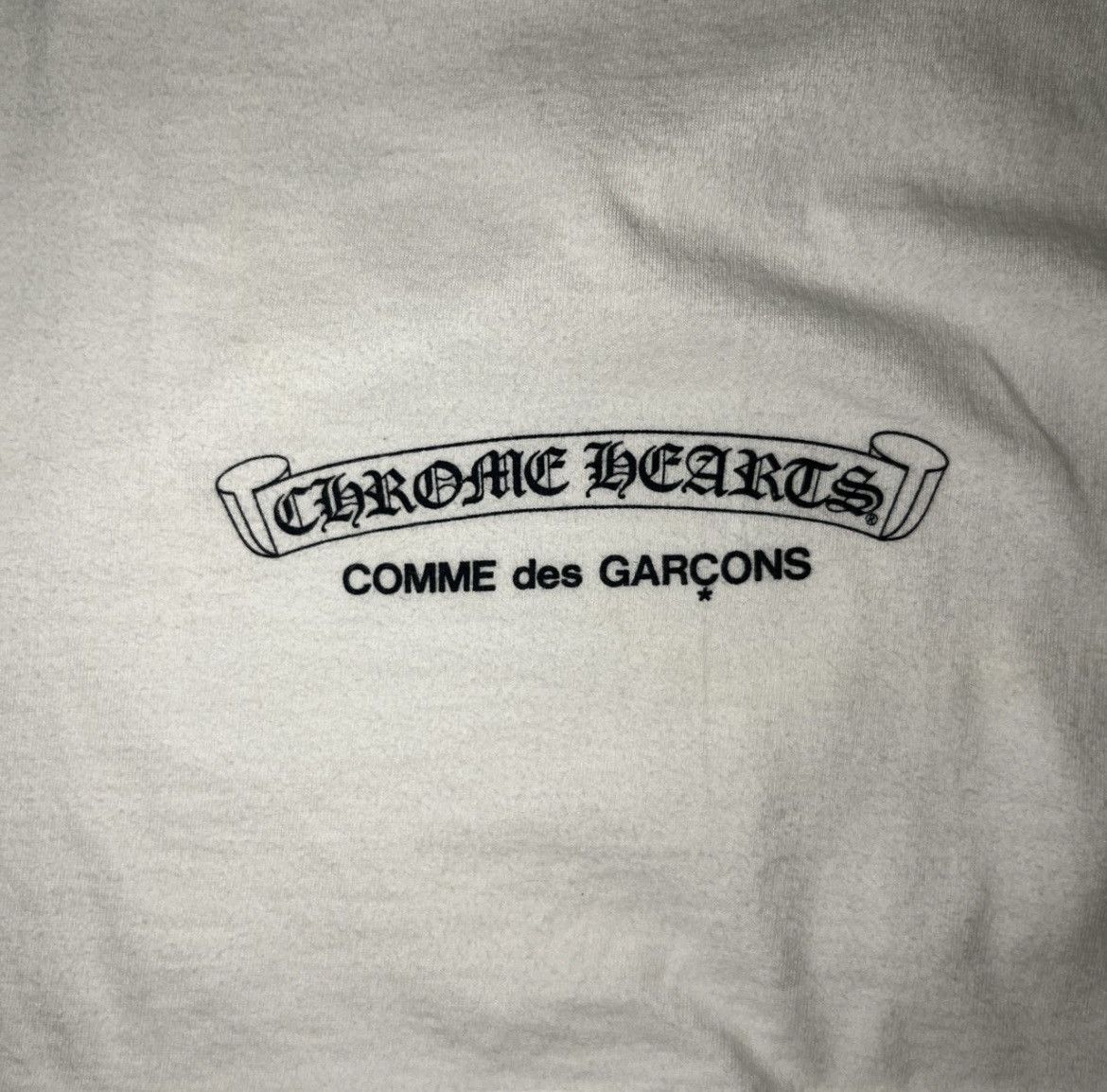 Chrome Hearts × Comme des Garcons Chrome hearts x comme des garcons white T-shirt Size US M / EU 48-50 / 2 - 5 Thumbnail