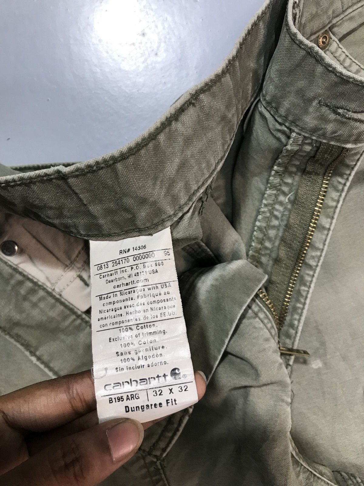 Carhartt Vintage carhartt B195 AGR double knee workwear Size US 32 / EU 48 - 7 Thumbnail