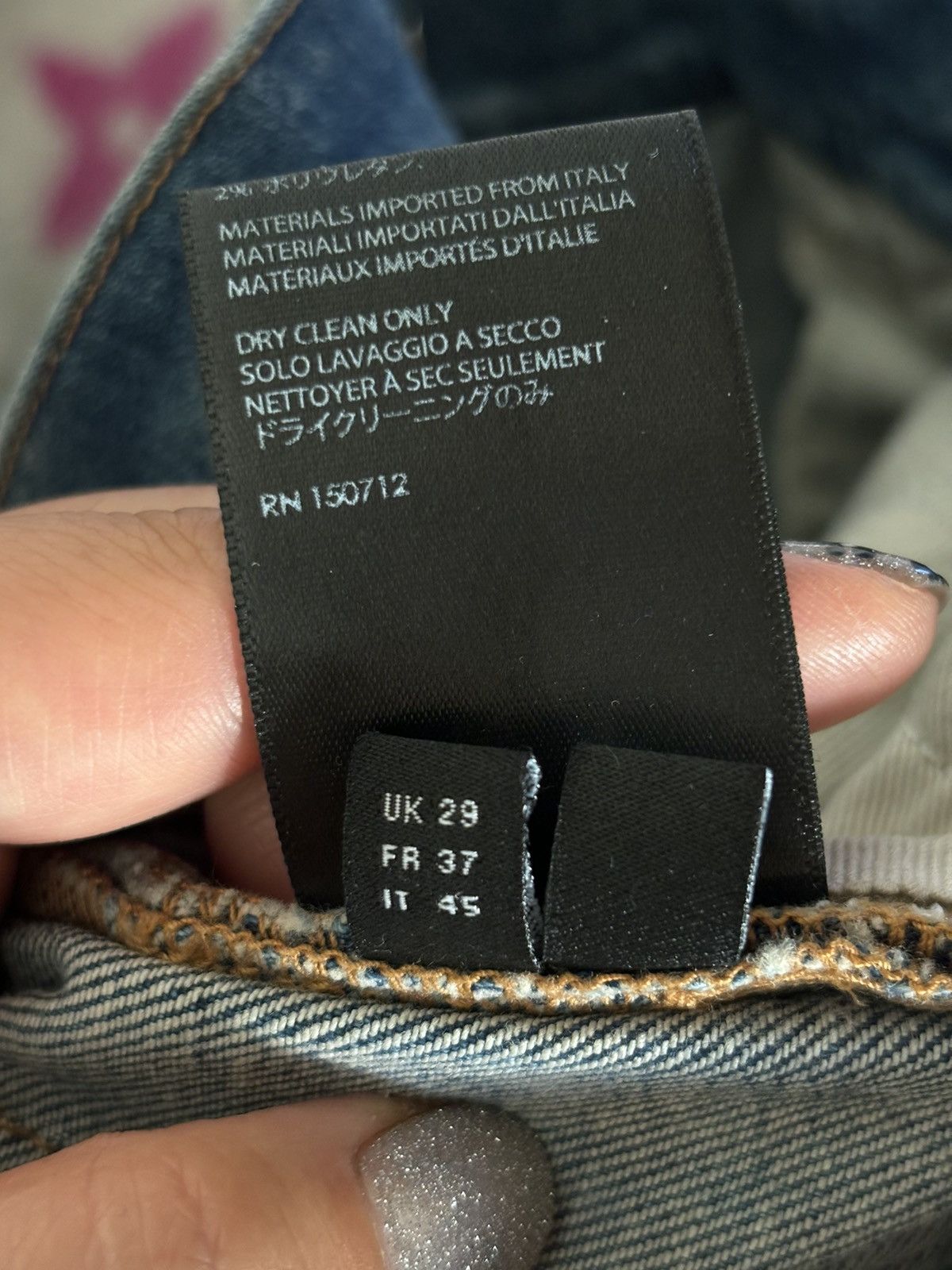 Amiri Amiri Embroidered Denim Size US 29 - 17 Thumbnail
