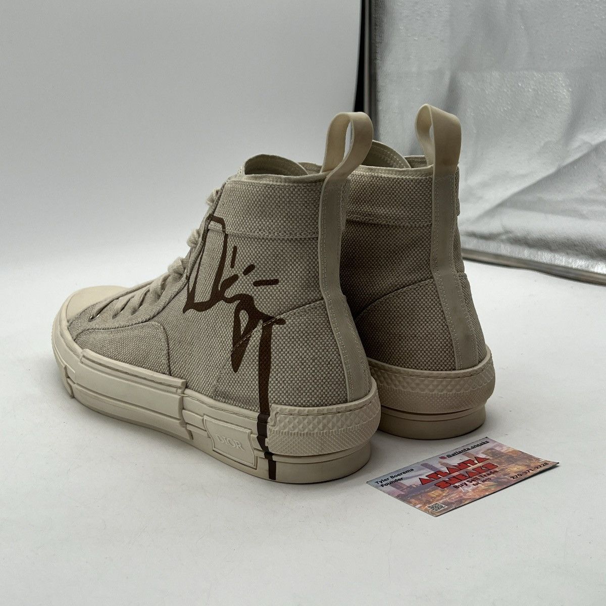 Dior Cactus Jack X Dior B23 high cream and coffee Size US 10.5 / EU 43-44 - 4 Thumbnail