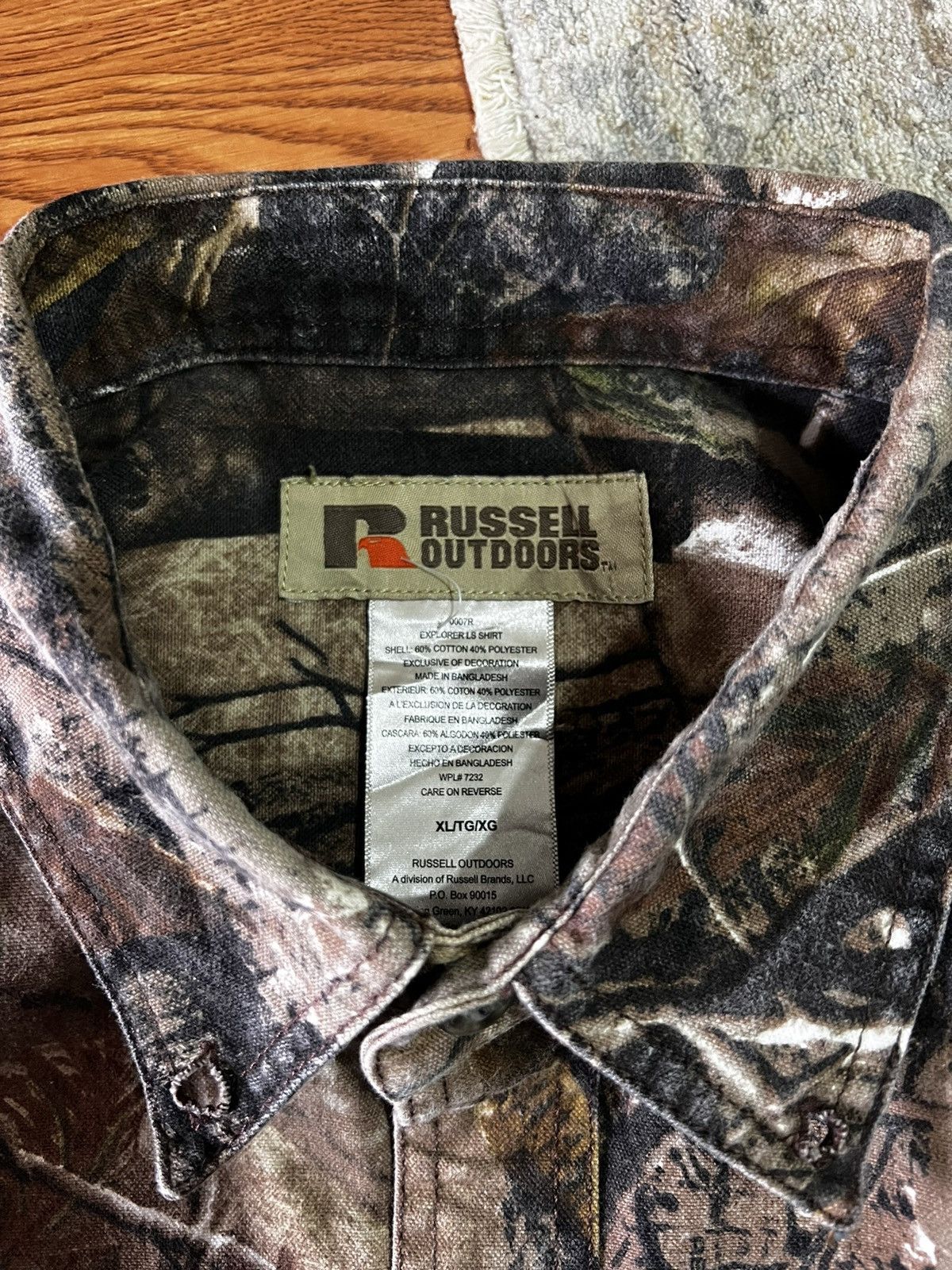 Realtree Game Winner Russell x Realtree Camo Shirt Heavy Long Sl Size US XL / EU 56 / 4 - 4 Thumbnail