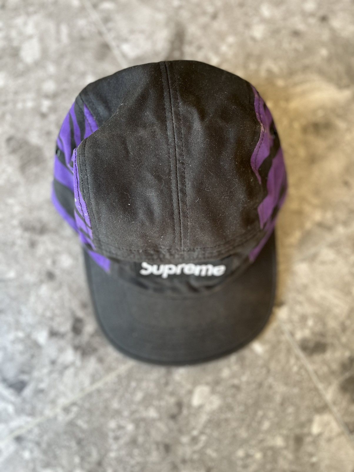 Supreme Black purple Supreme hat Size ONE SIZE - 2 Thumbnail