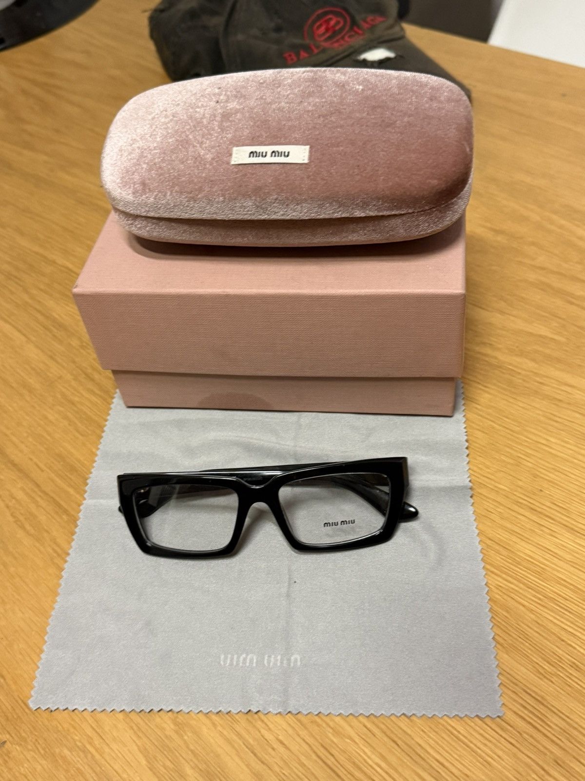 Miu Miu Miu miu glasses office glamour ysl prada chrome hearts gucci Size ONE SIZE - 8 Thumbnail