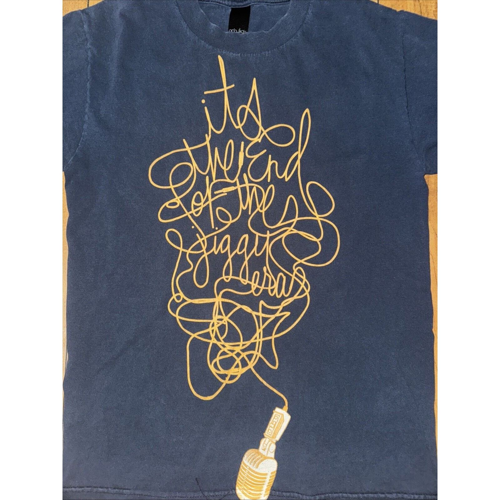 The Seventh Letter × Upper Playground × Vintage Vintage Acrylick Clothing Brand T-Shirt Blue Small 17.5x25 Size US S / EU 44-46 / 1 - 2 Thumbnail
