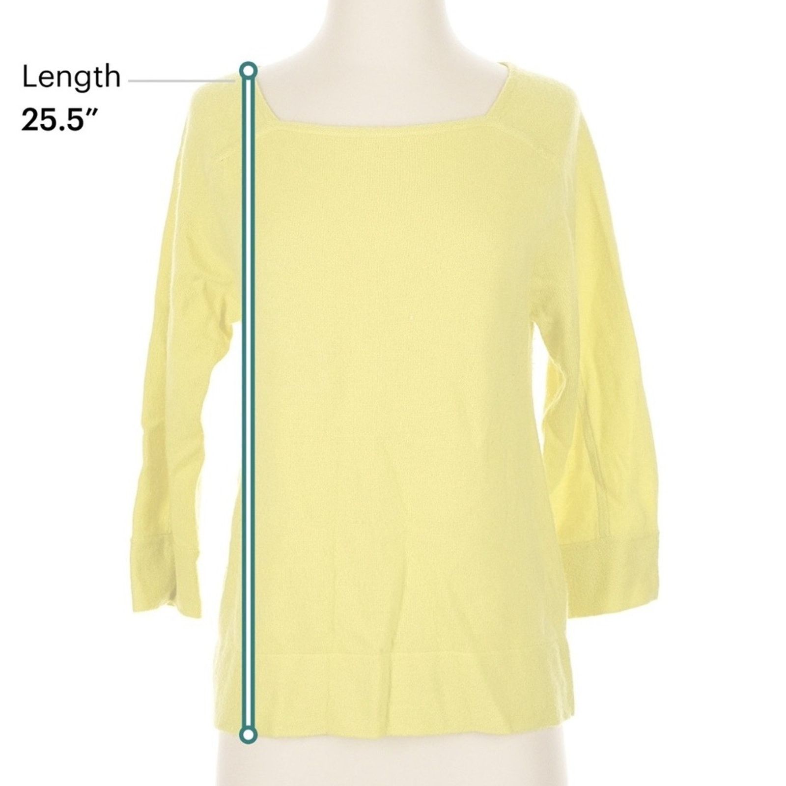 J.Crew J. Crew Cashmere Chartreuse Crew Neck Sweater Size S / US 4 / IT 40 - 5 Thumbnail