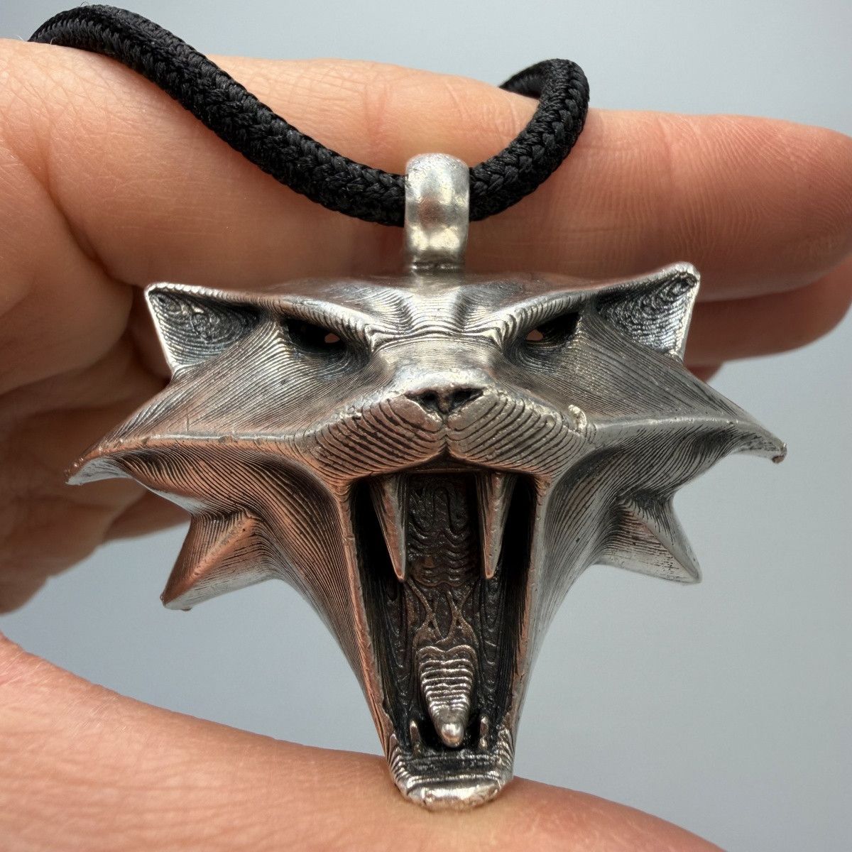Sterling Silver Vintage 925 Sterling Silver Fantasy Cat Pendant Necklace 34g Size ONE SIZE - 1 Thumbnail