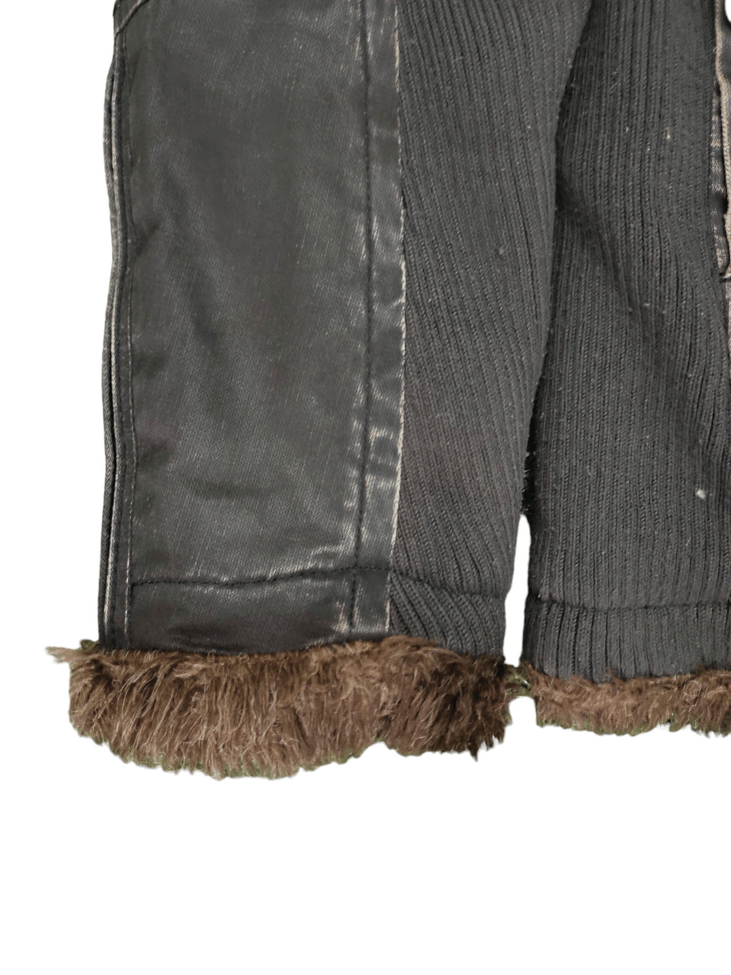 Chevignon Chevignon Waxed Faux Fur Zip Jacket Ifsixwanine lgb Style Size US L / EU 52-54 / 3 - 7 Thumbnail