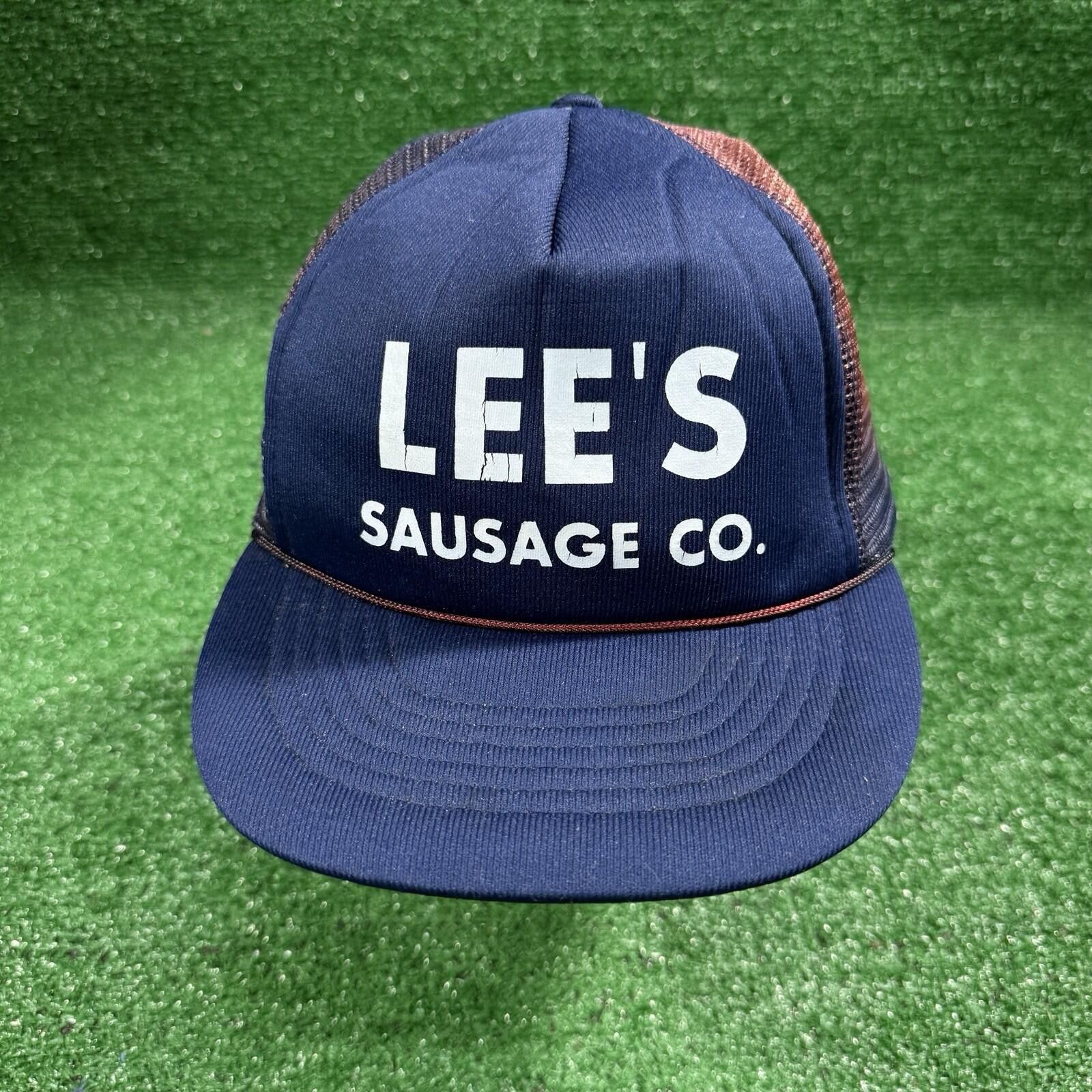 Other Vintage Lee’s Sausage Co. Trucker Hat USA Made Snapback Size ONE SIZE - 1 Thumbnail