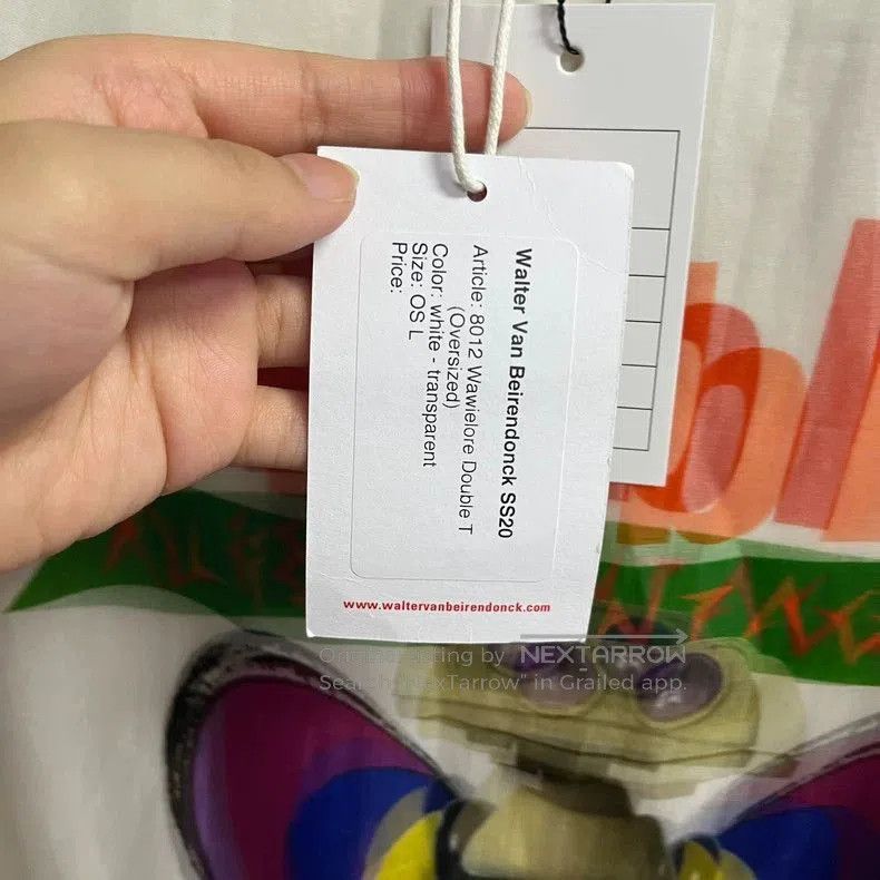 Walter Van Beirendonck walter van beirendonc White double printed logo short sleev Size US L / EU 52-54 / 3 - 4 Thumbnail