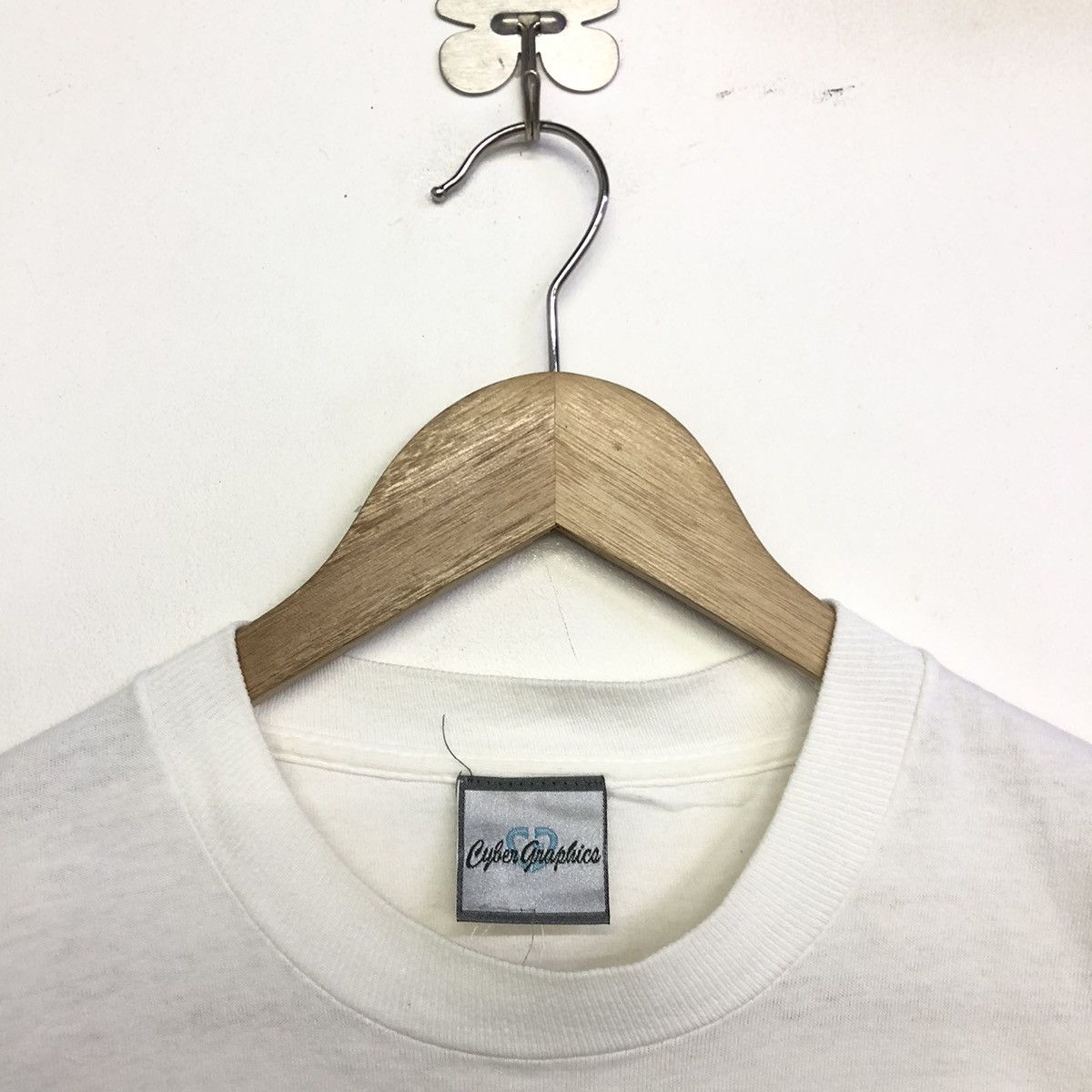 Anime × Vintage Vintage EVANGELION Cyber Graphic Tag Anime Tshirt Size US L / EU 52-54 / 3 - 9 Thumbnail