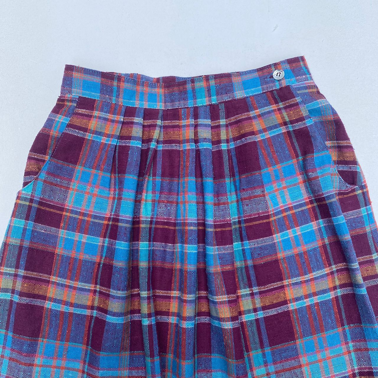 Vintage VINTAGE SOUTHERN LADY SKIRT SIZE 5/6 TARTAN PLAID SKIRT Size 26" / US 2 / IT 38 - 3 Thumbnail