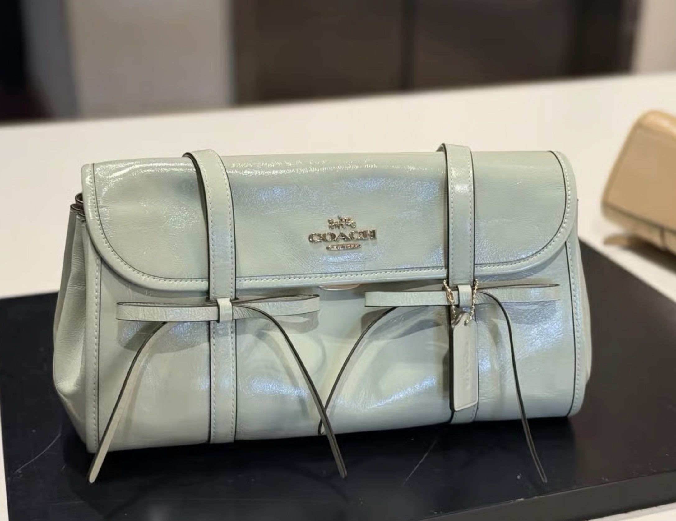 Coach Bridget Flap Shoulder Bag With Bows CDY94 Size ONE SIZE - 1 Thumbnail