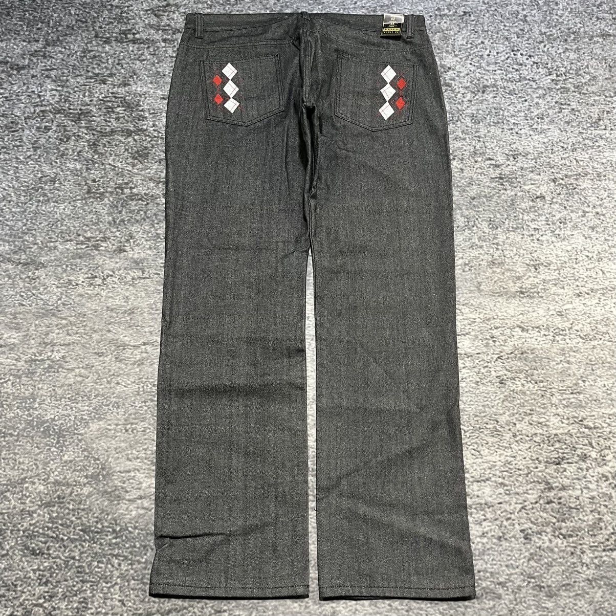 Vintage Vintage Y2K Vibes Gold Embroidered Grunge Skater Baggy Jeans Size US 42 / EU 58 - 1 Thumbnail