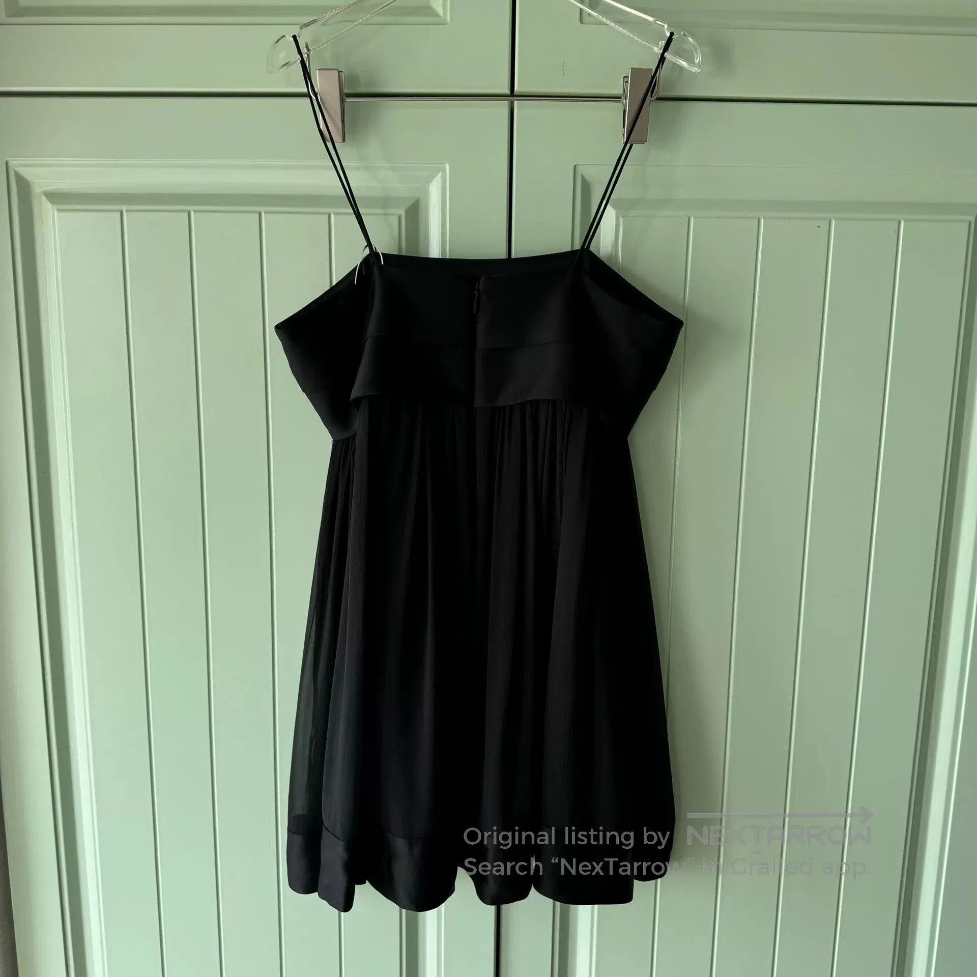Saint Laurent Paris Saint Laurent Black Slip Dress. Size S / US 4 / IT 40 - 2 Thumbnail