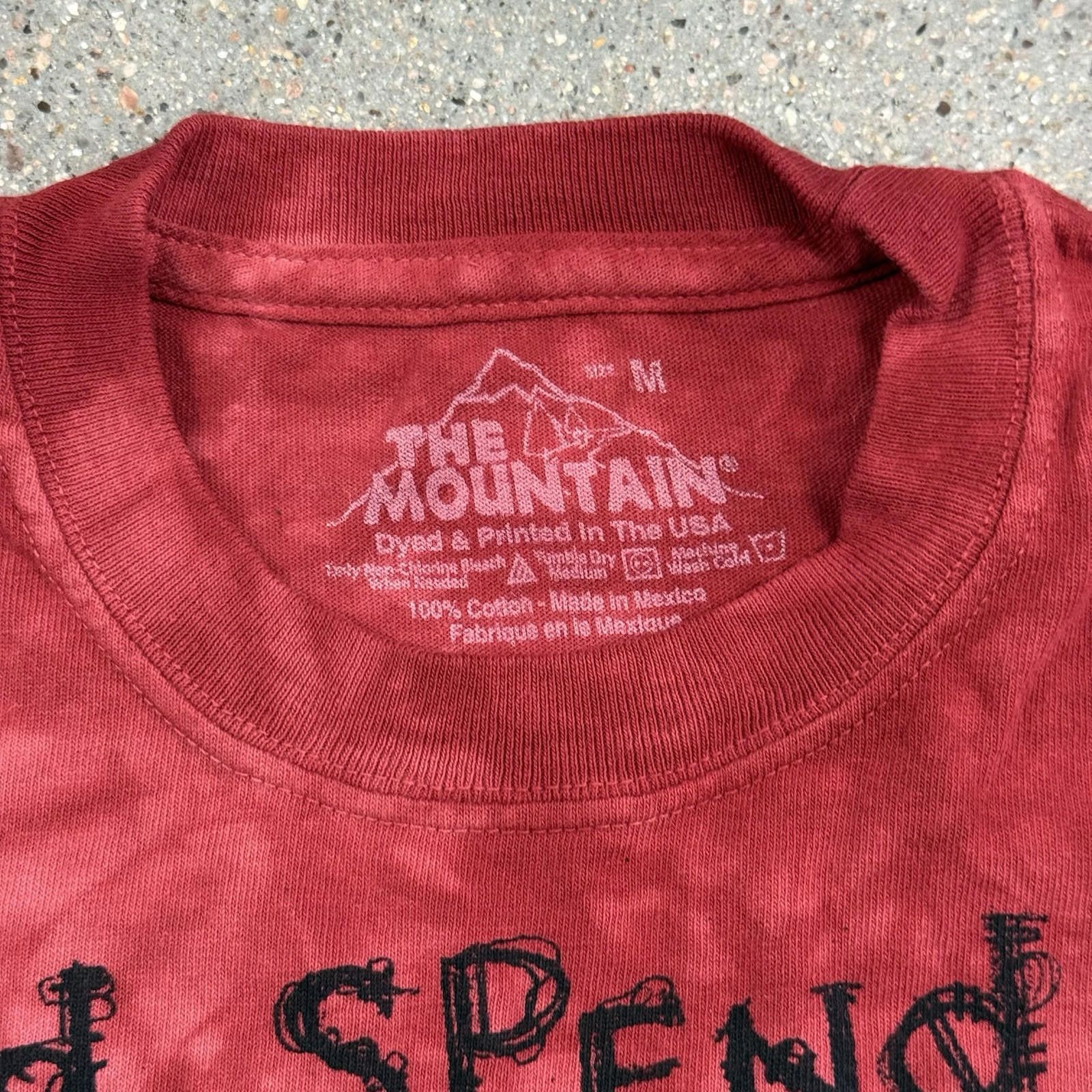 The Mountain Dean Russo 9 Lives Cat T-Shirt Red Tie-Dye Sz M Size US M / EU 48-50 / 2 - 3 Thumbnail