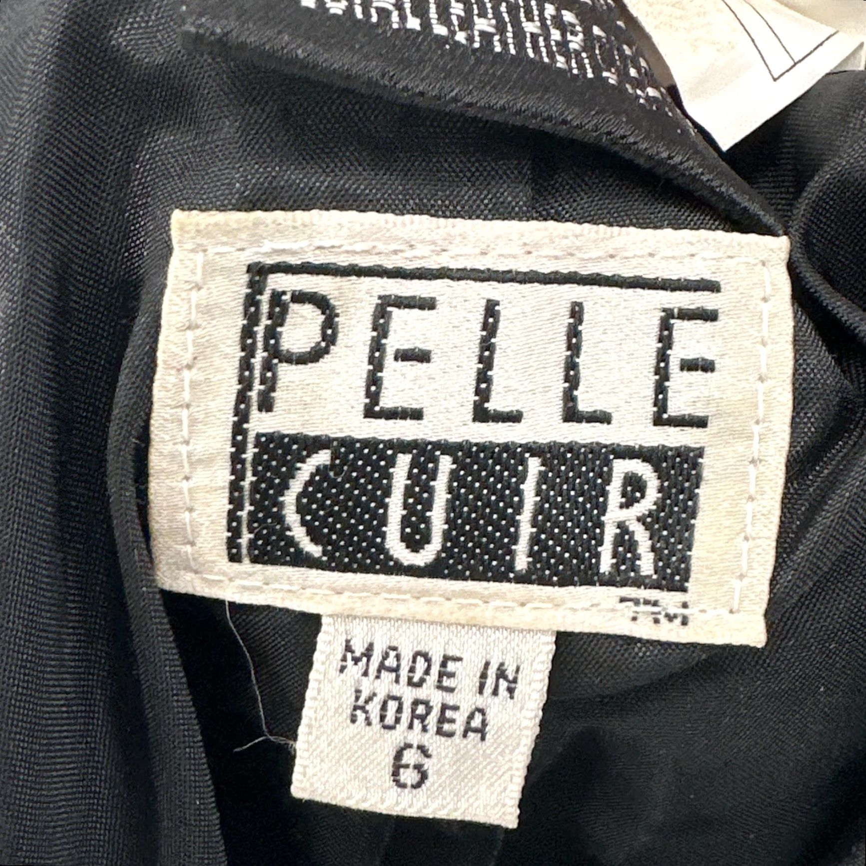 Vintage VINTAGE Pelle Cuir Skirt Womens 6 Black Leather Pencil Knee Length High Waist Lined Zip Womens 6 Black Leather Pencil Knee Length High Waist Lined Zip Size 28" / US 6 / IT 42 - 3 Thumbnail