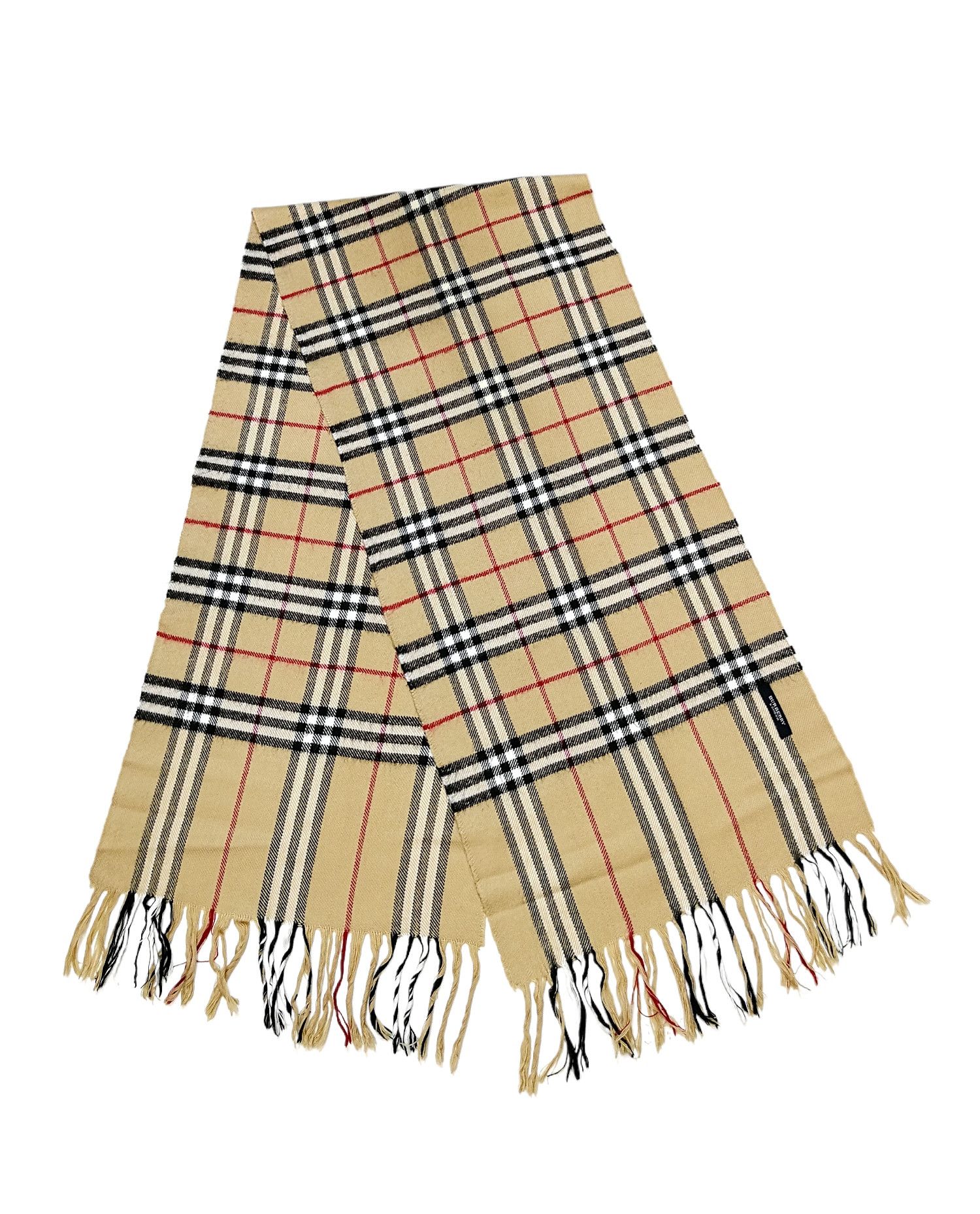 Burberry × Vintage Vintage Burberry London Nova Check Scarf 162 cm x 33 cm Size ONE SIZE - 1 Thumbnail