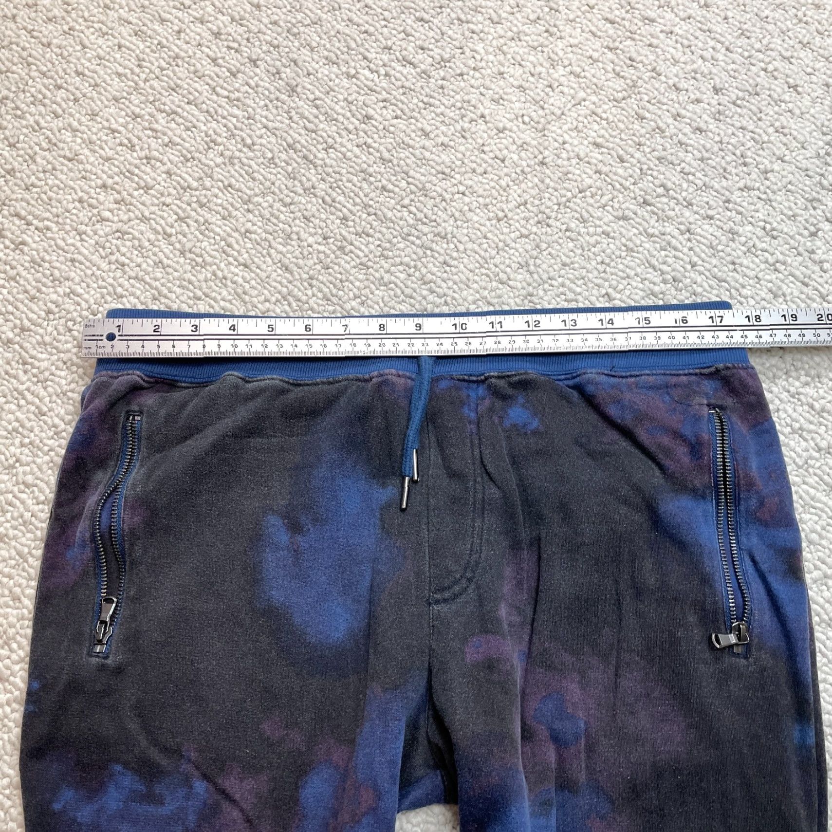 Vintage VINTAGE INC International Concepts Sweatpants Mens Large Dark Blue Zip Pockets 35x29 for Mens Size US 35 - 5 Thumbnail