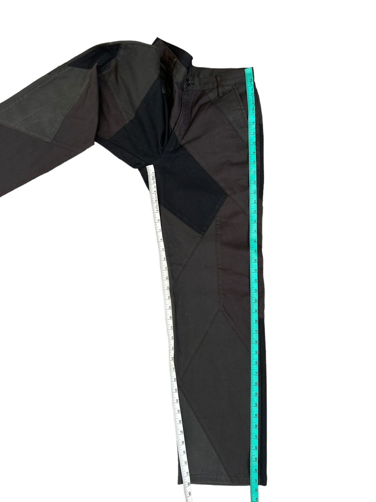 The Viridi-anne VIRUS Japan Multiple Patchwork Waxed Chinos Trouser Pant Size US 30 / EU 46 - 4 Thumbnail