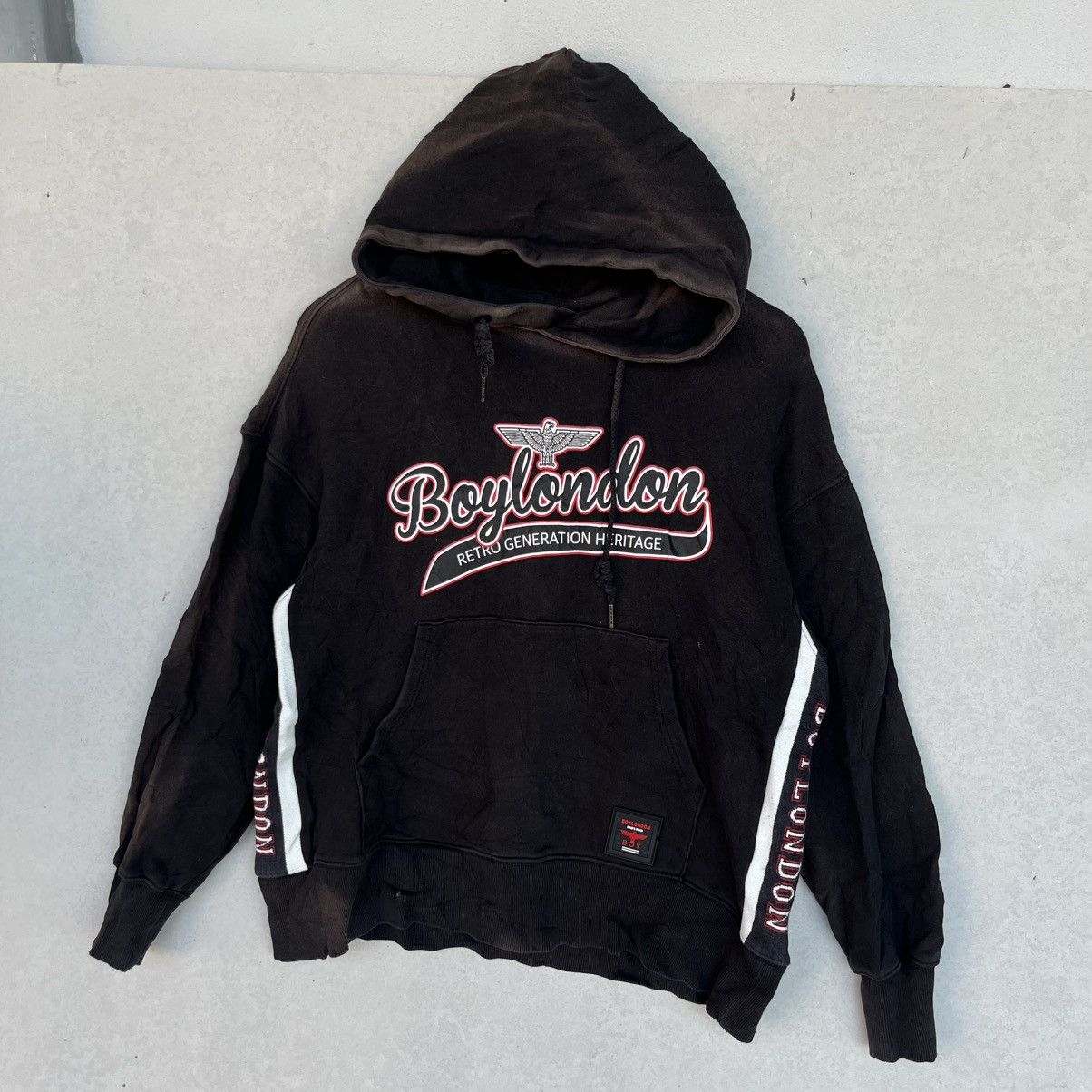 Other Vintage Boy London Black Hoodie With Red Accents Size S Size US S / EU 44-46 / 1 - 2 Thumbnail
