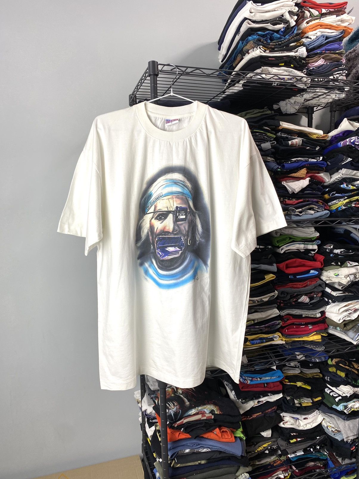 Band Tees Vintage 1990’s Canon Abstract Art T Shirt Size US XL / EU 56 / 4 - 1 Thumbnail