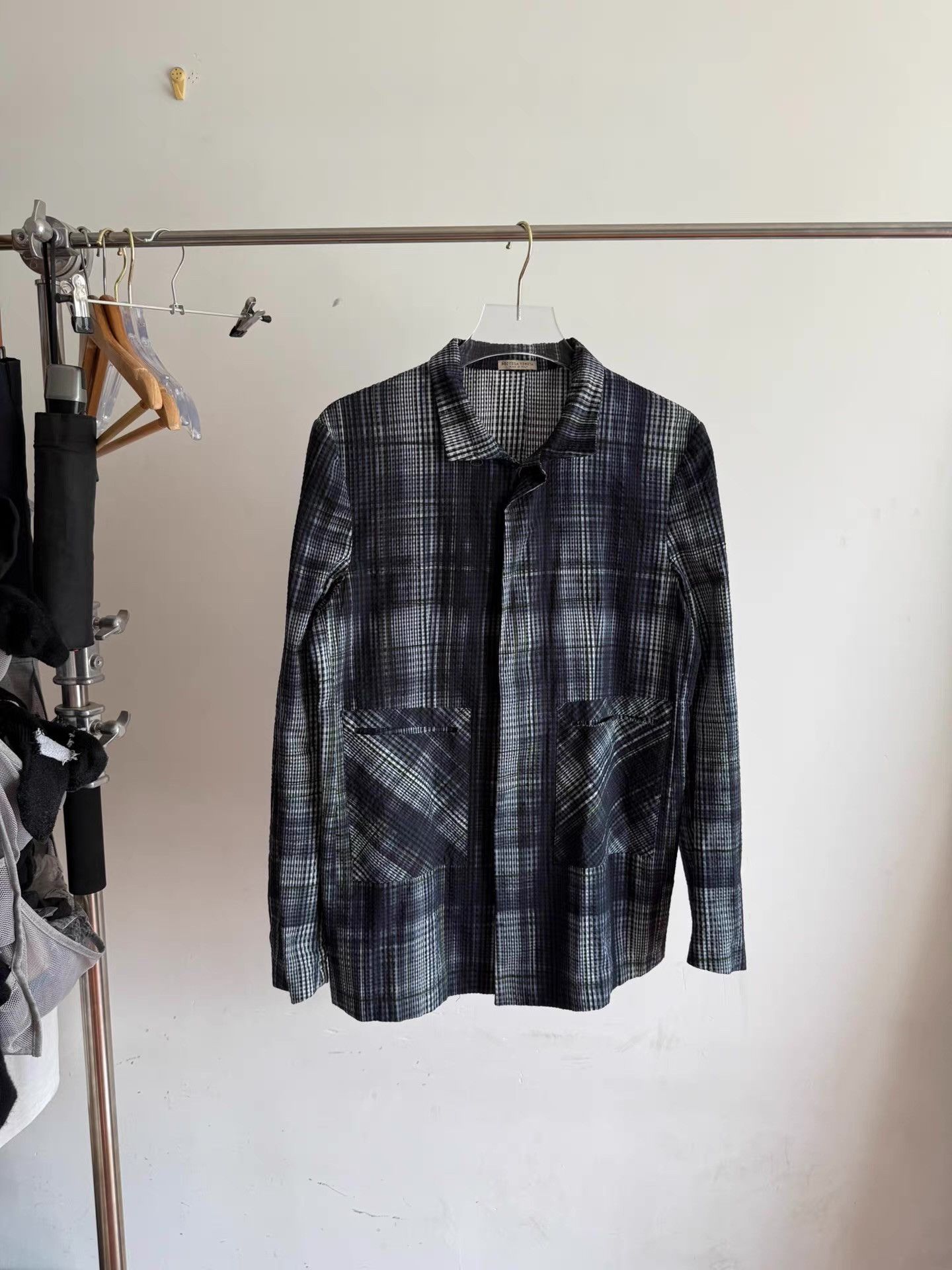 Bottega Veneta BOTTEGA VENETA Seersucker Jacket Q17 Size US M / EU 48-50 / 2 - 4 Thumbnail